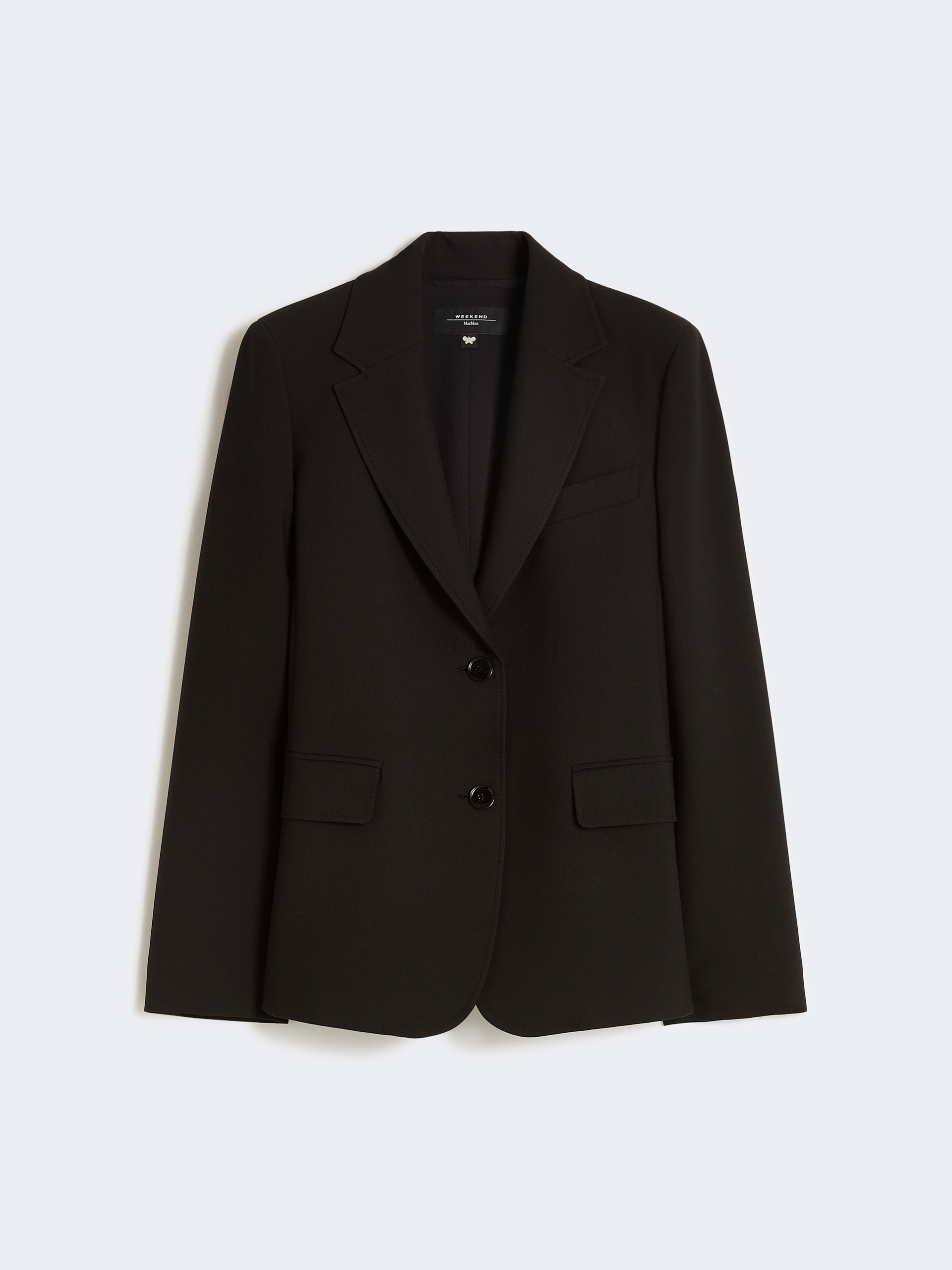 Viscose-blend canvas blazer - BLACK - Weekend Max Mara - 5