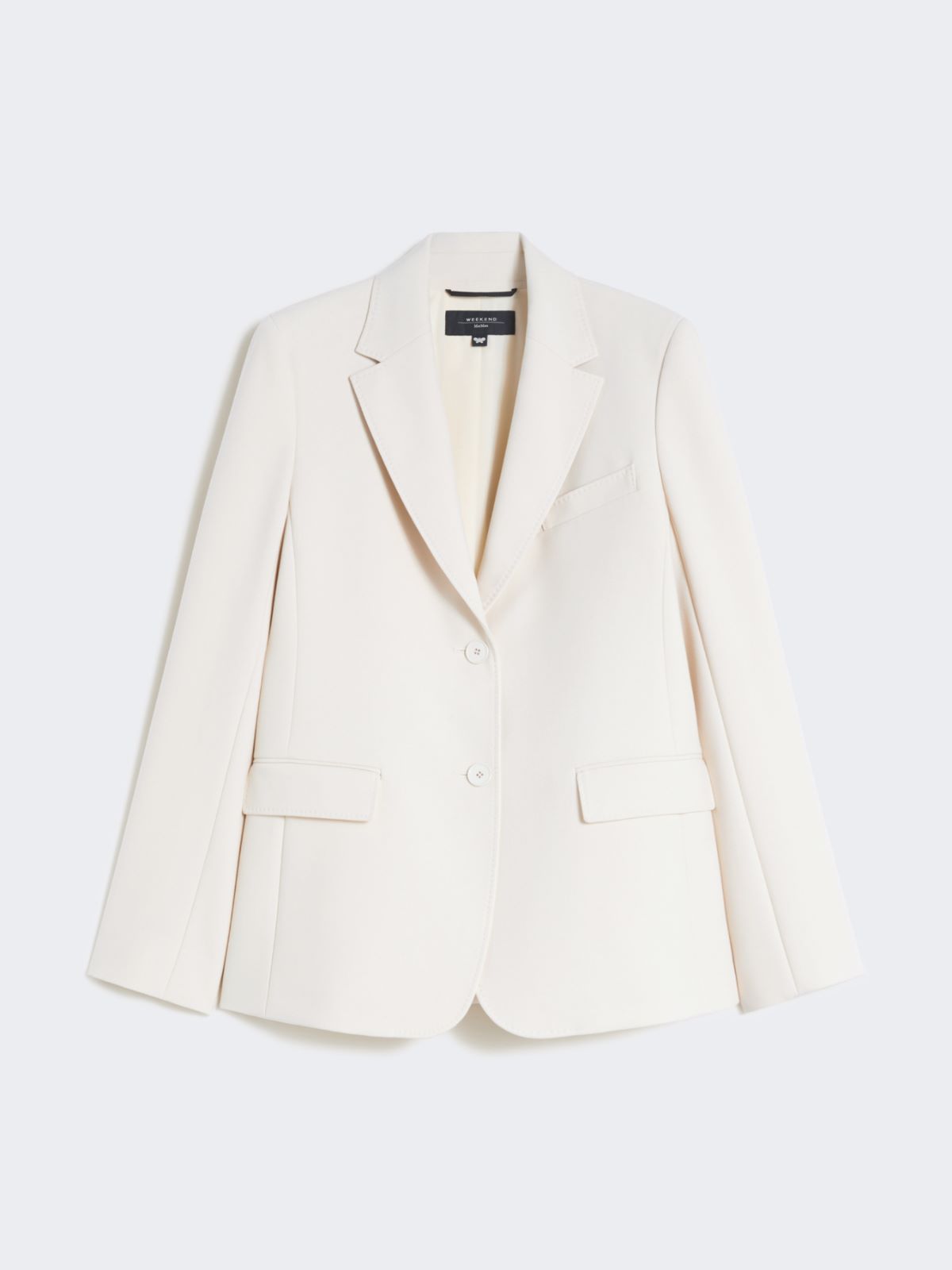 Viscose-blend canvas blazer - IVORY - Weekend - 5