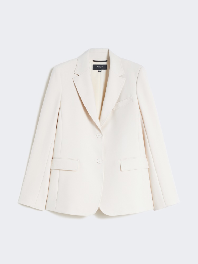 Viscose-blend canvas blazer - IVORY - Weekend - 2