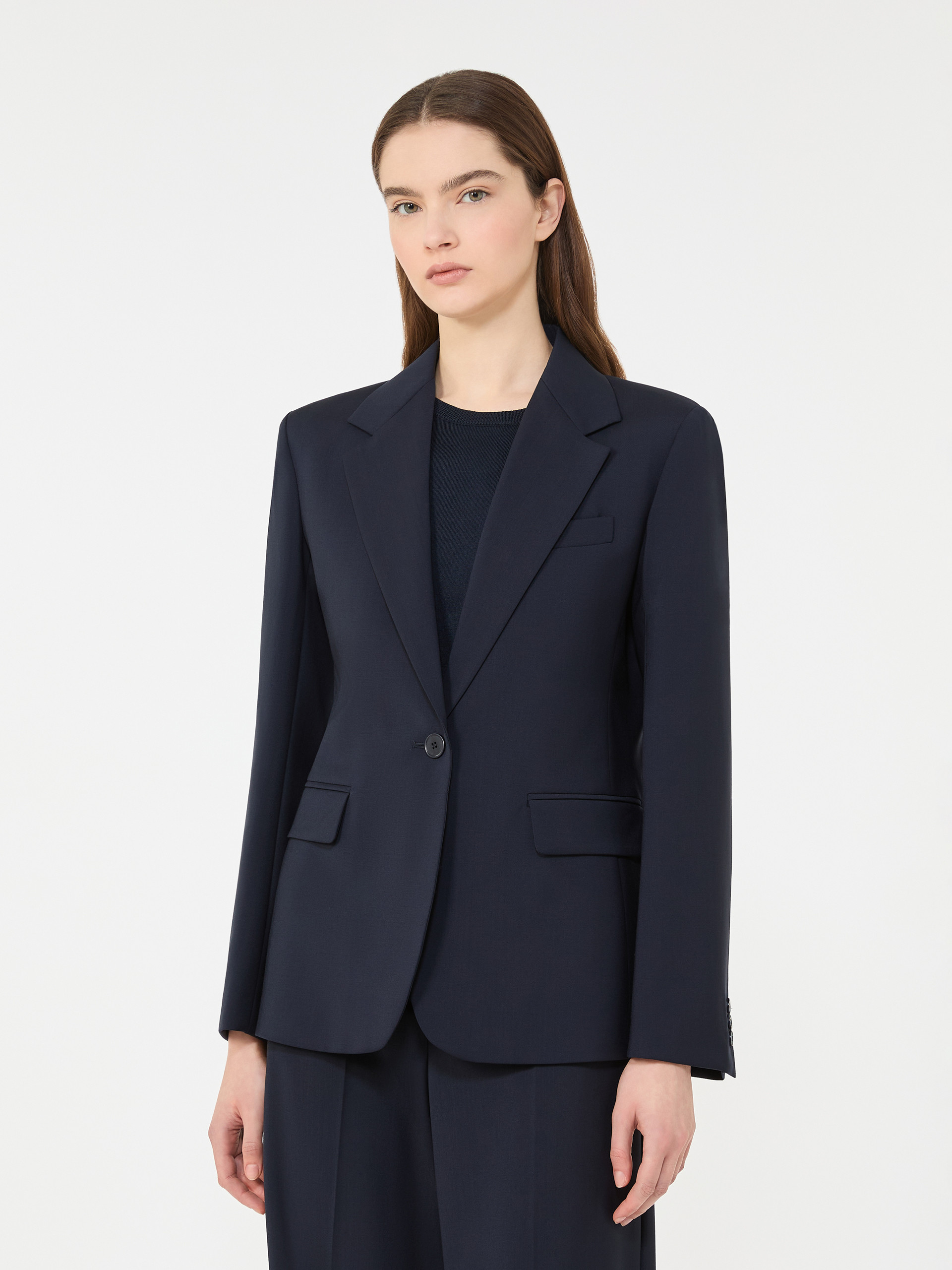 Stretch wool blazer - NAVY - Weekend Max Mara - 2