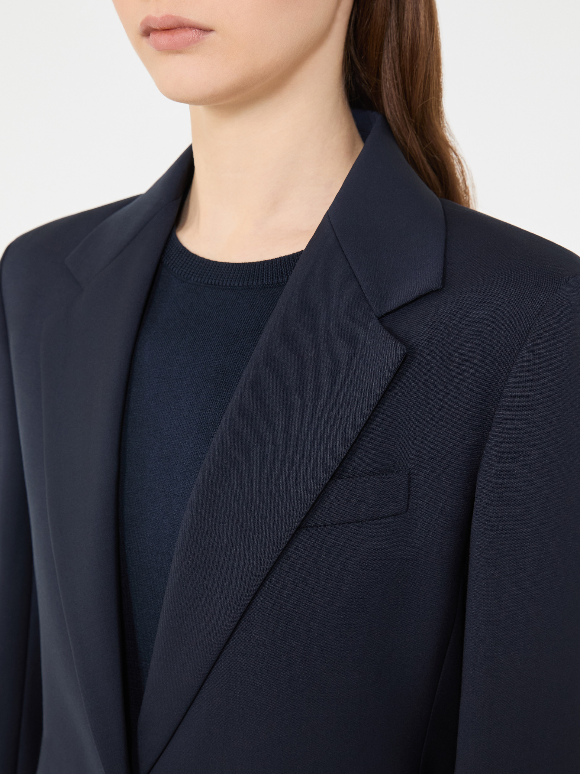 Stretch wool blazer - NAVY - Weekend Max Mara - 5