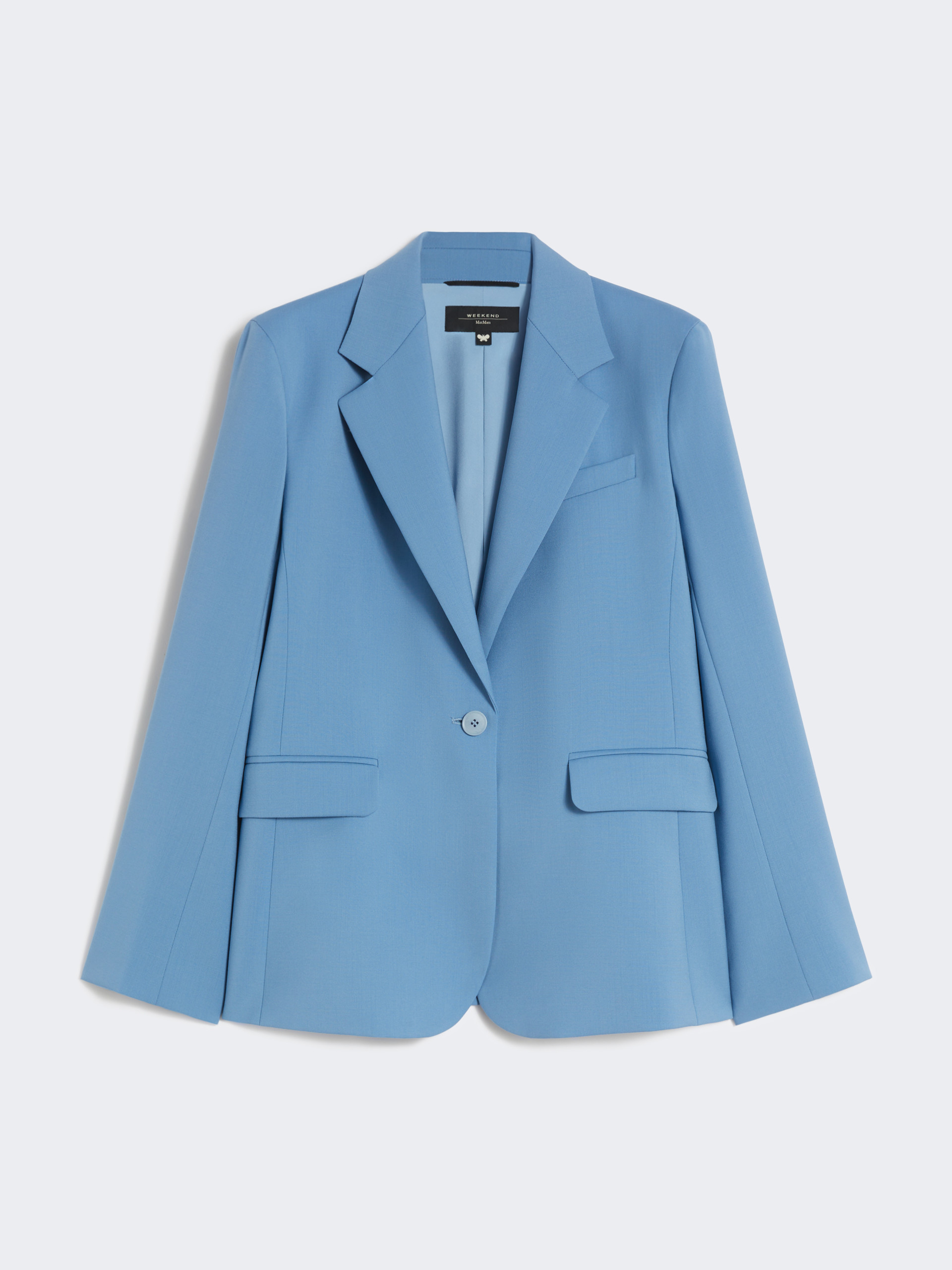 Stretch wool blazer - LIGHT BLUE - Weekend Max Mara - 5