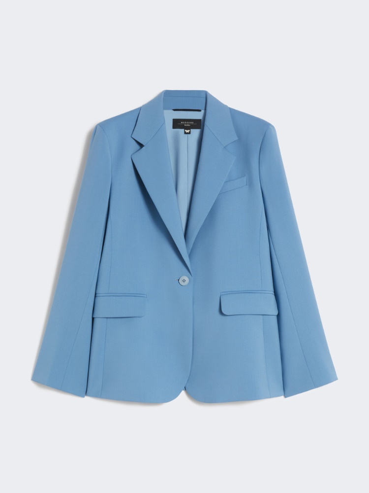 Stretch wool blazer - LIGHT BLUE - Weekend - 2