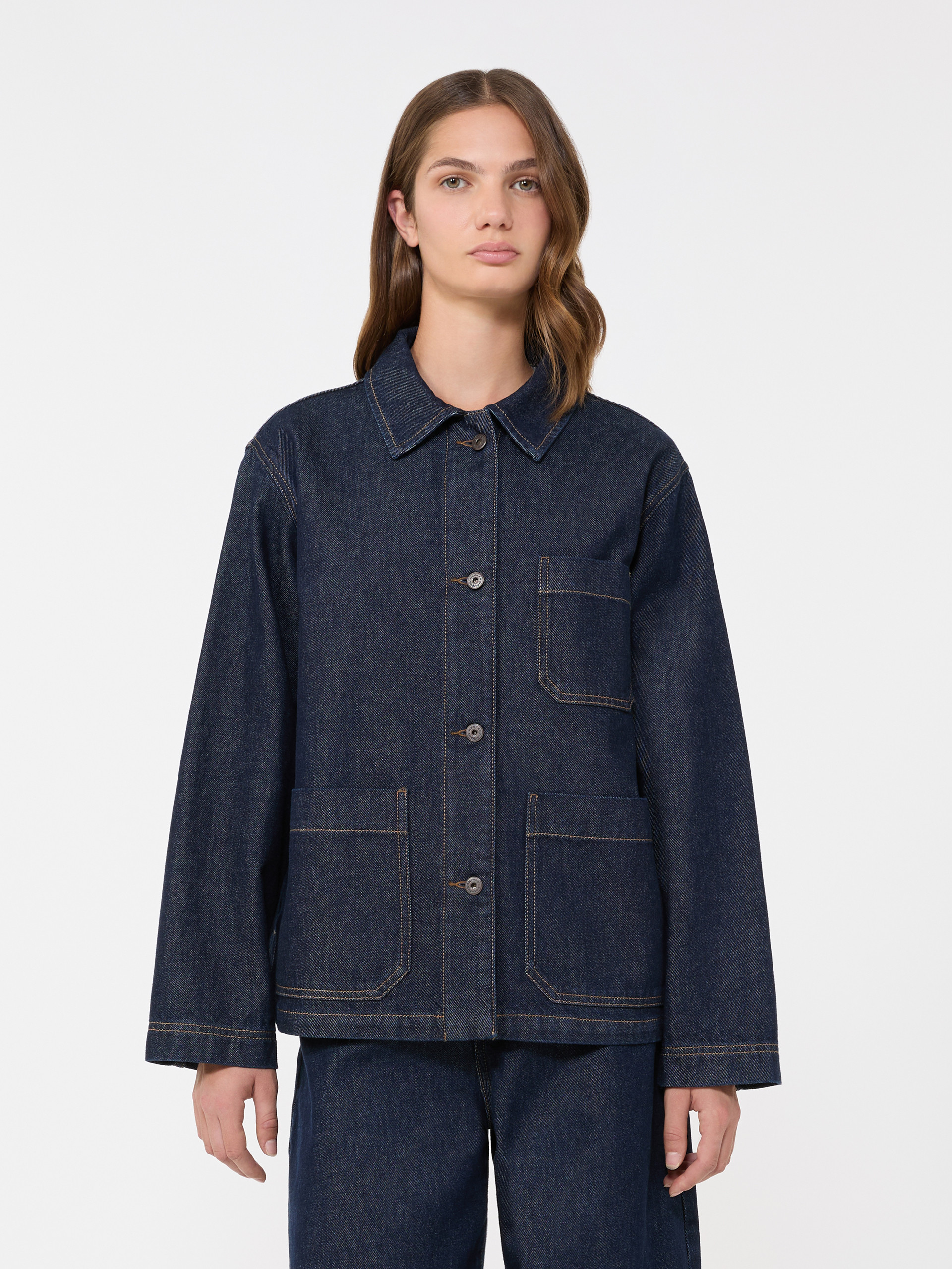 Authentic denim shacket - NAVY - Weekend Max Mara - 2