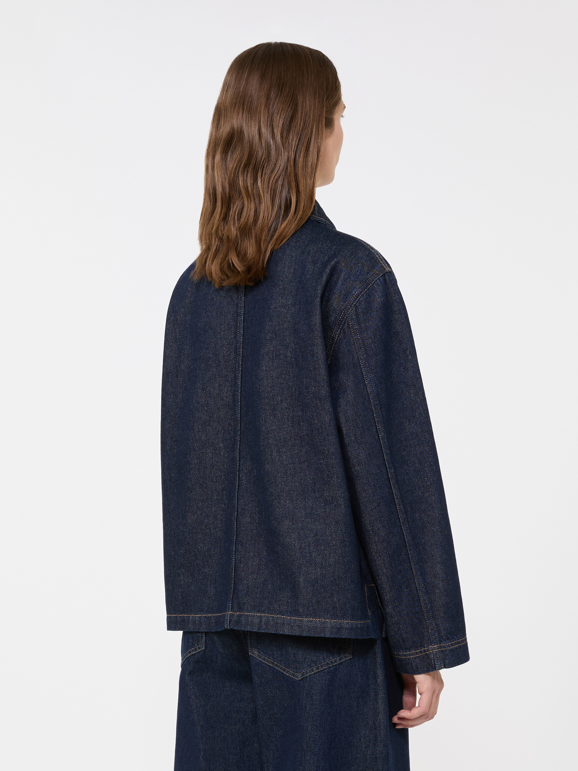Authentic denim shacket - NAVY - Weekend Max Mara - 3