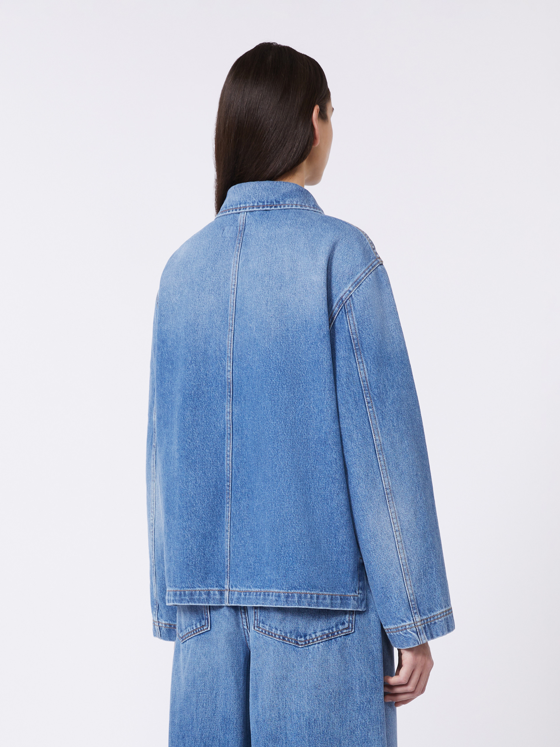 Authentic denim shacket - NAVY - Weekend Max Mara - 3