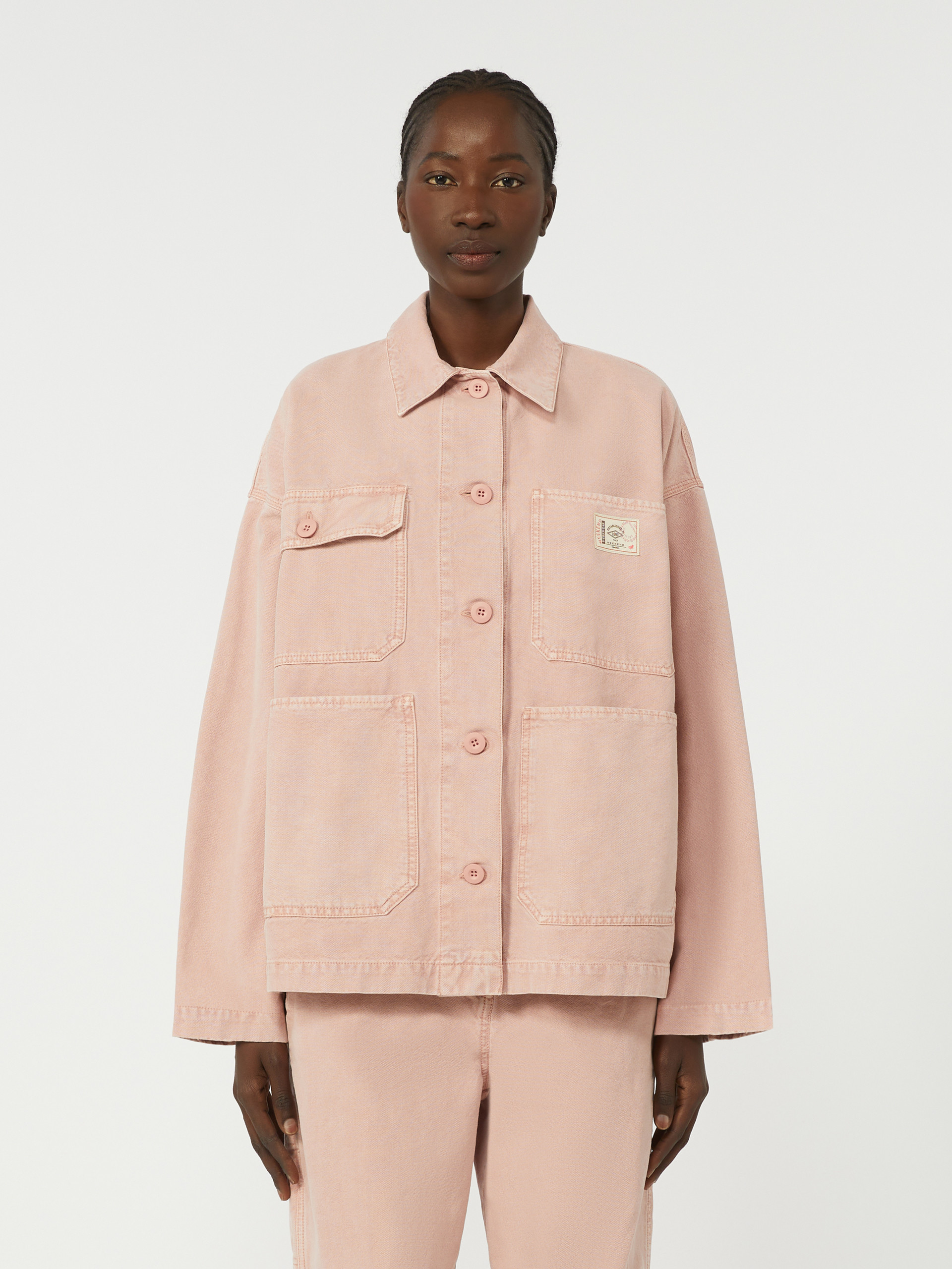 Cotton canvas workwear jacket - PINK - Weekend Max Mara - 2