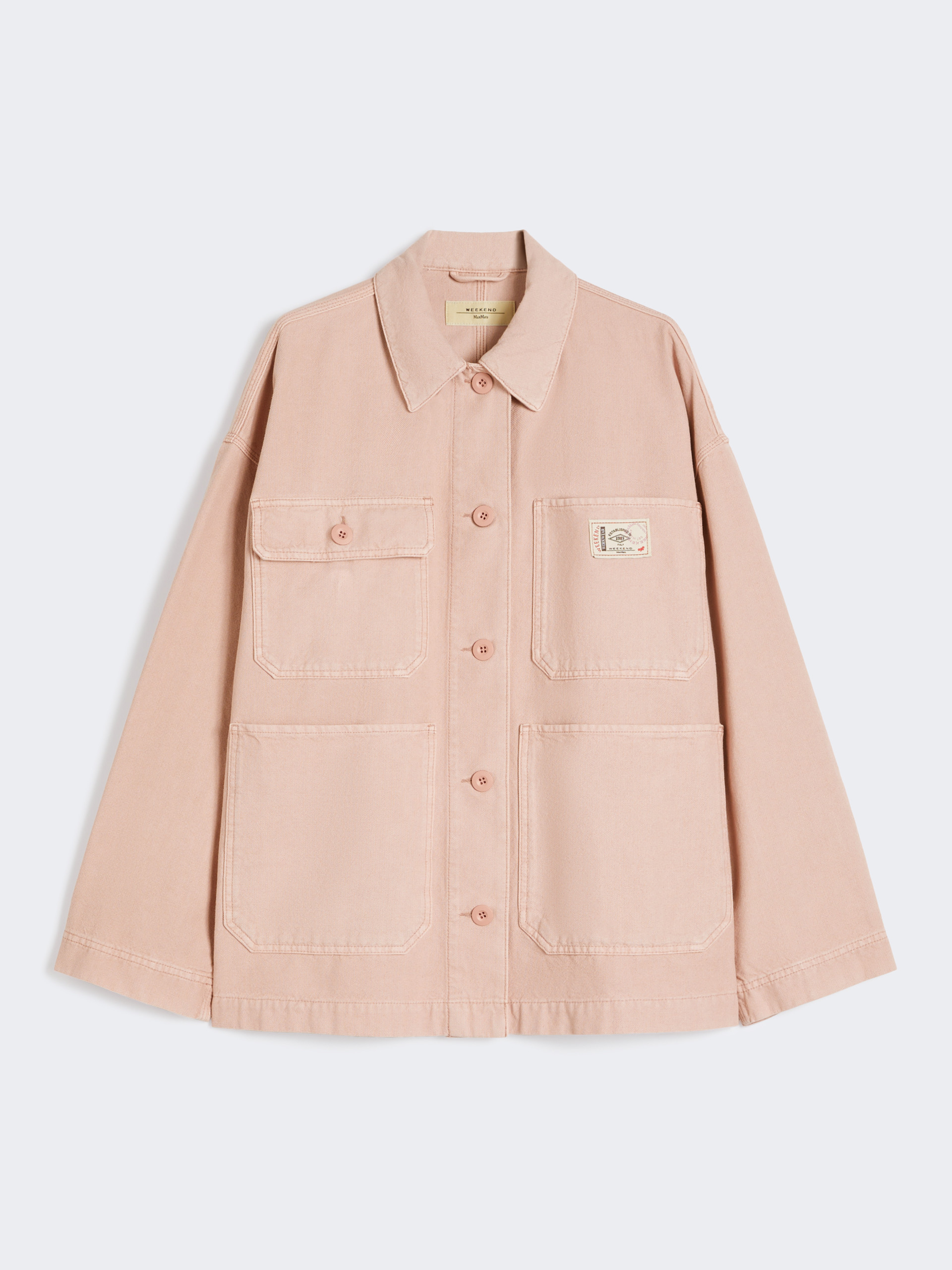 Cotton canvas workwear jacket - PINK - Weekend Max Mara - 5