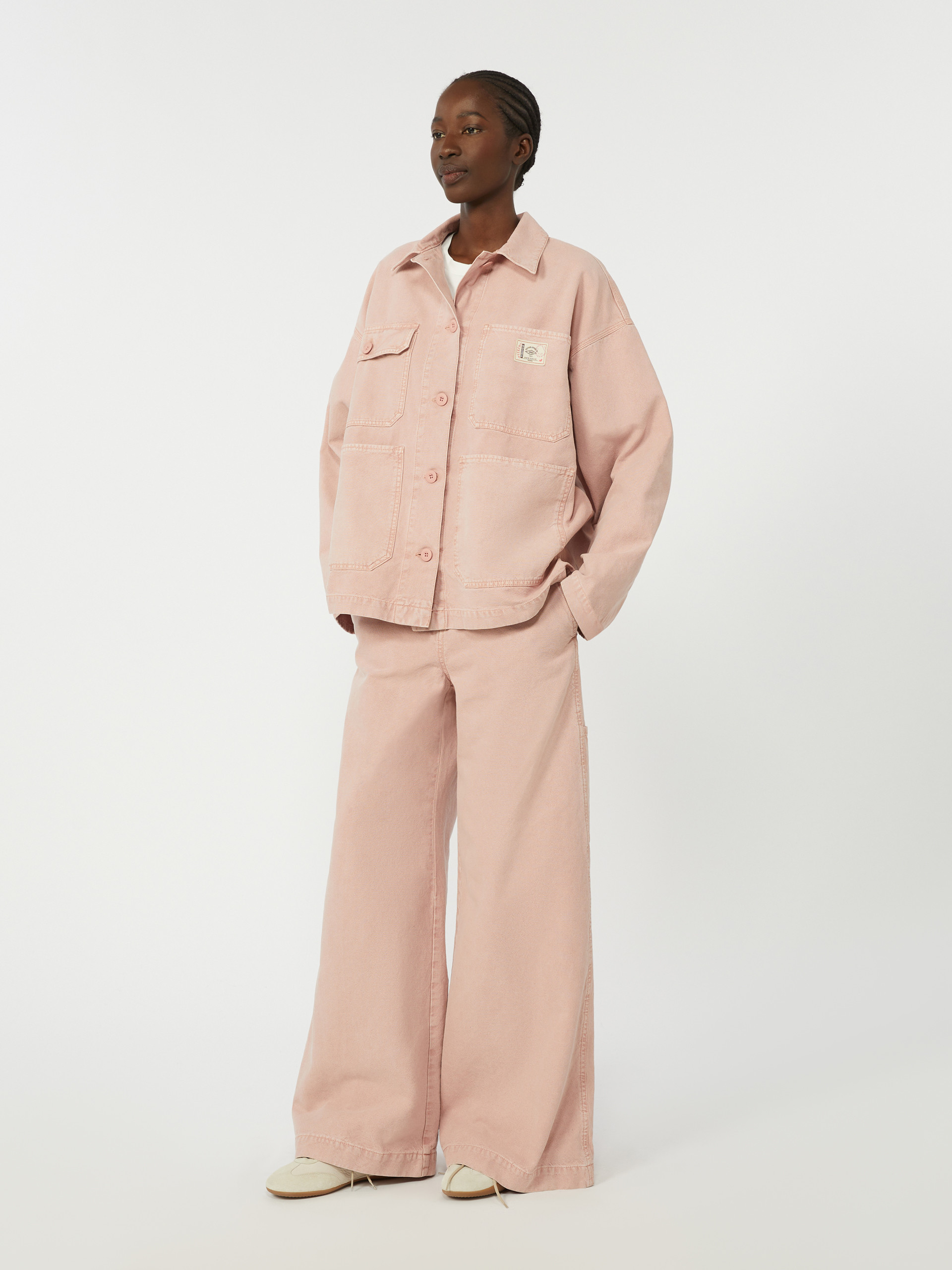 Cotton canvas workwear jacket - PINK - Weekend Max Mara