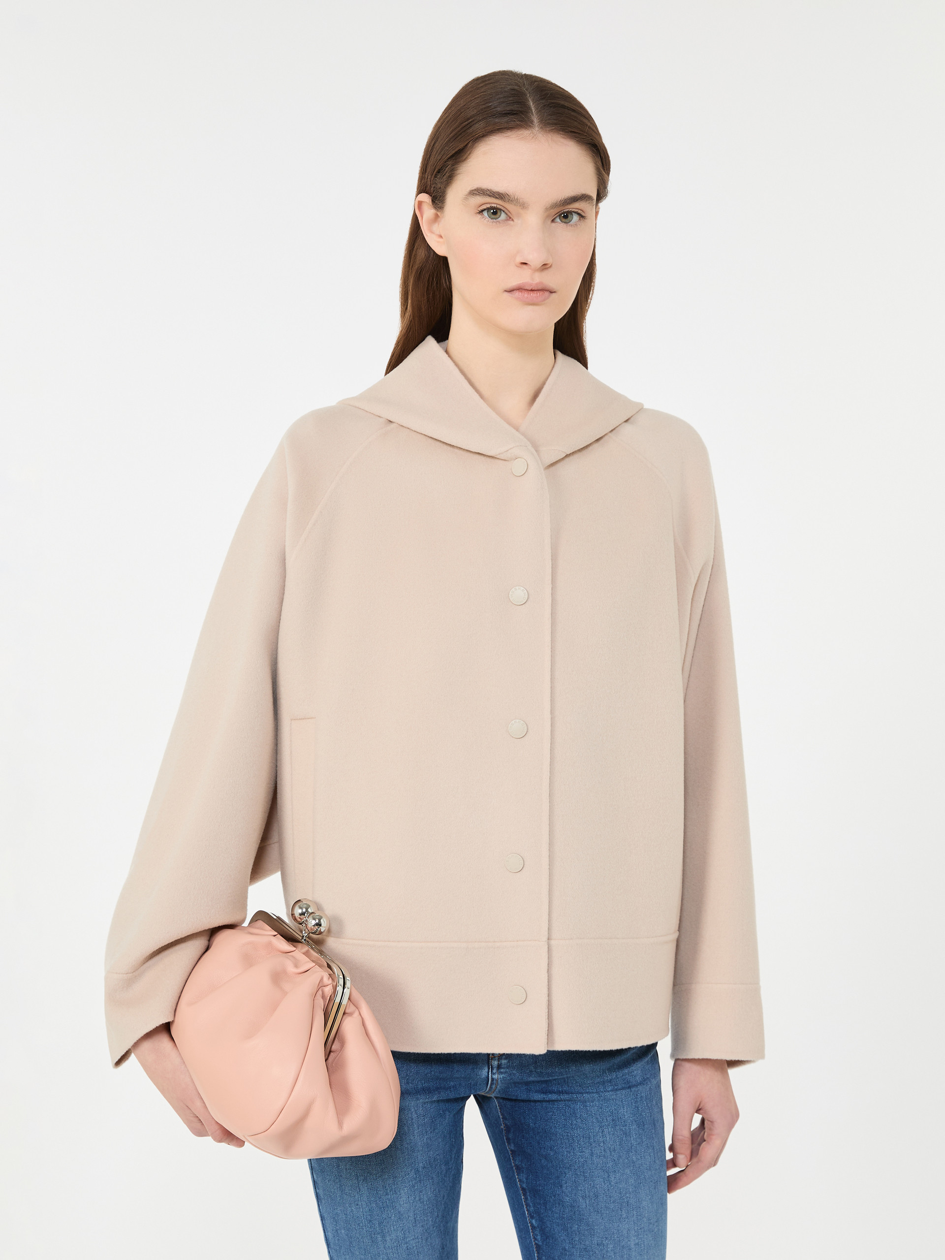 Double-faced wool-blend coat - SAND - Weekend Max Mara - 4
