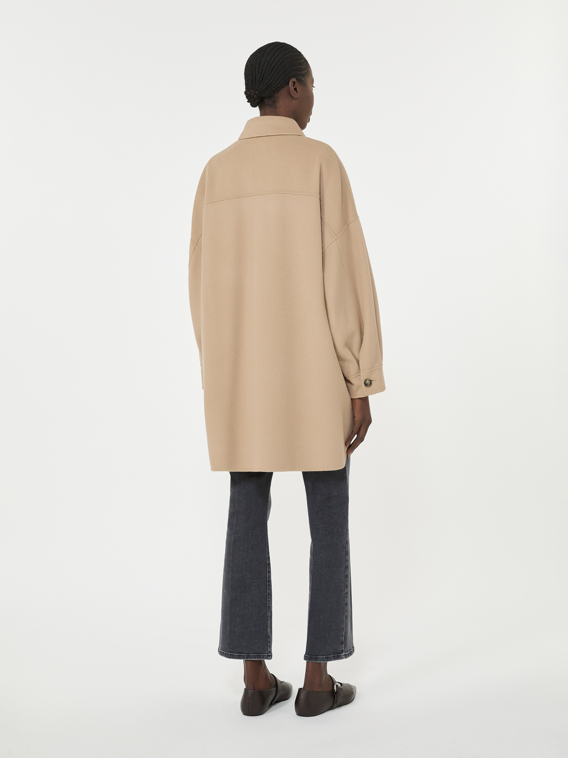 Oversized wool-blend coat - CAMEL - Weekend Max Mara - 3