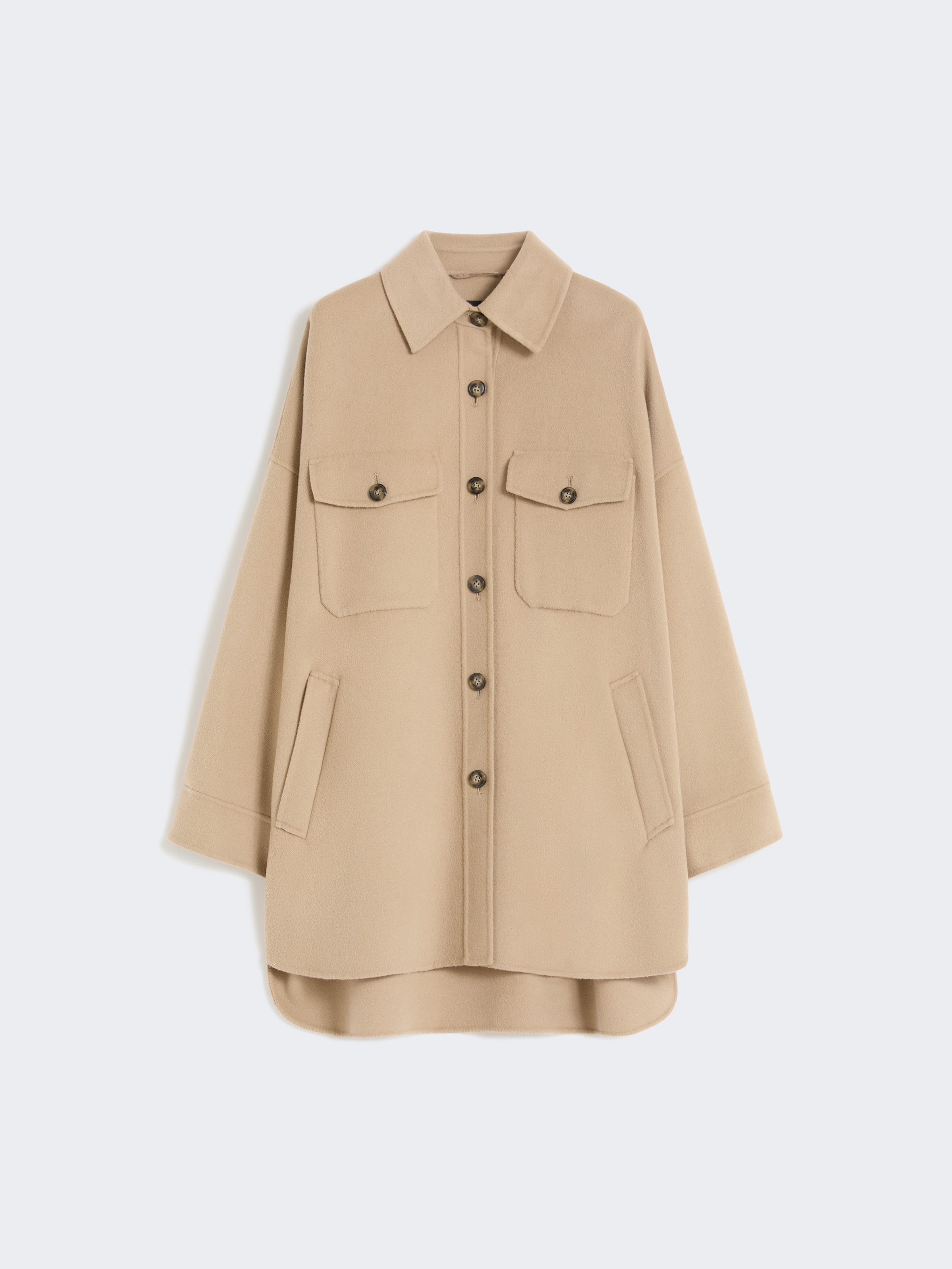 Oversized wool-blend coat - CAMEL - Weekend Max Mara - 5