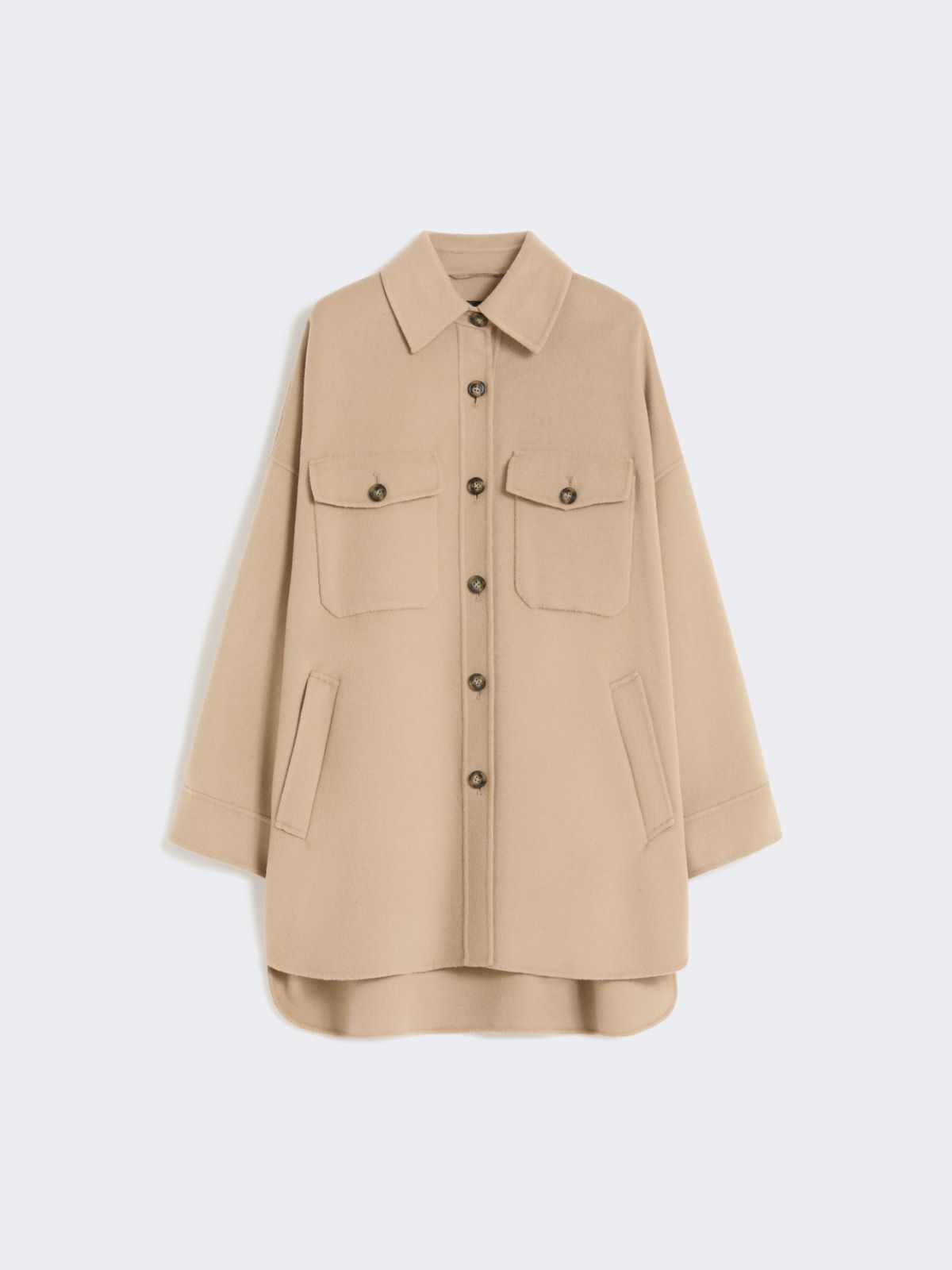Oversized wool-blend coat - CAMEL - Weekend - 5