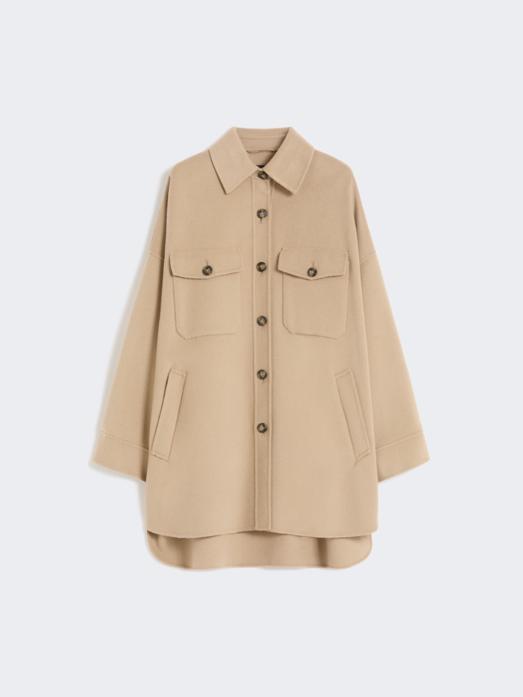 Oversized wool-blend coat - CAMEL - Weekend - 6