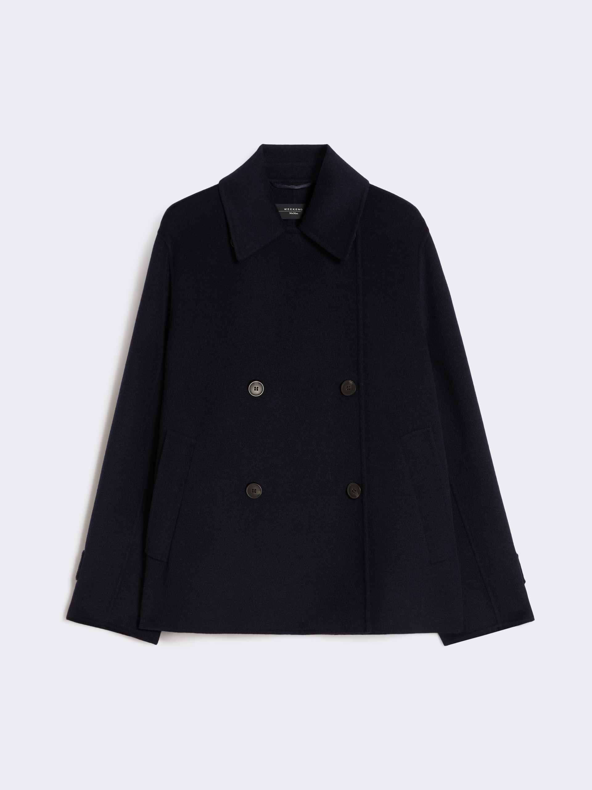 Double-breasted wool-blend pea coat - NAVY - Weekend Max Mara - 5