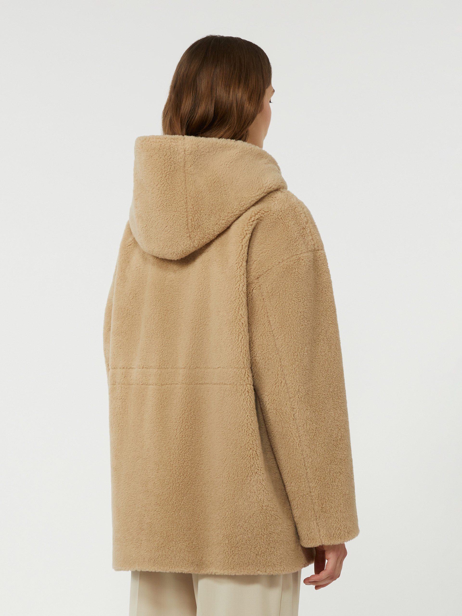 Fluffy wool coat - BEIGE - Weekend Max Mara - 3