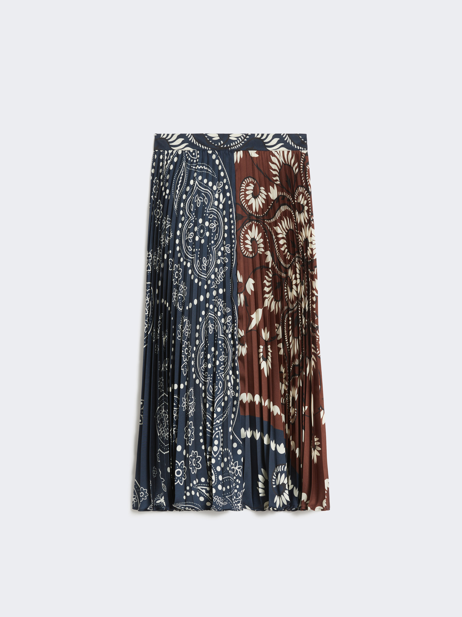 Printed twill skirt - TOBACCO - Weekend Max Mara - 4