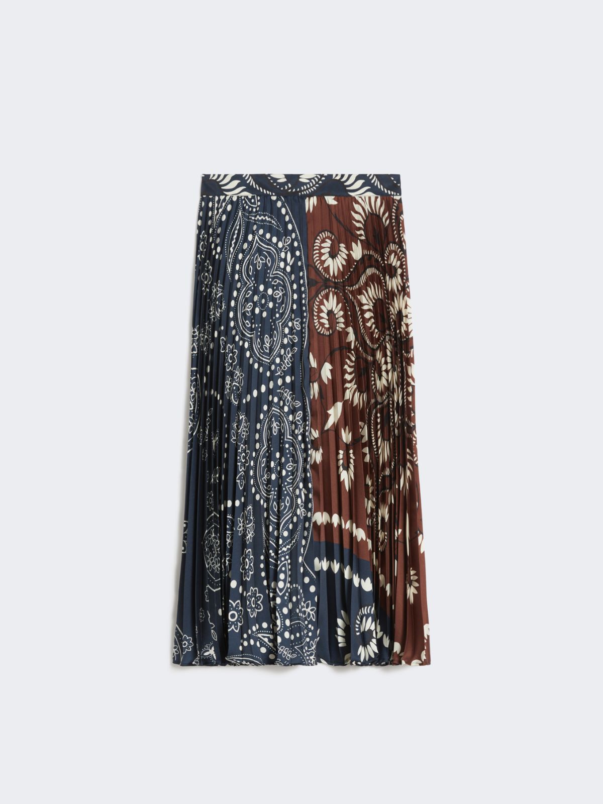 Printed twill skirt - TOBACCO - Weekend - 4