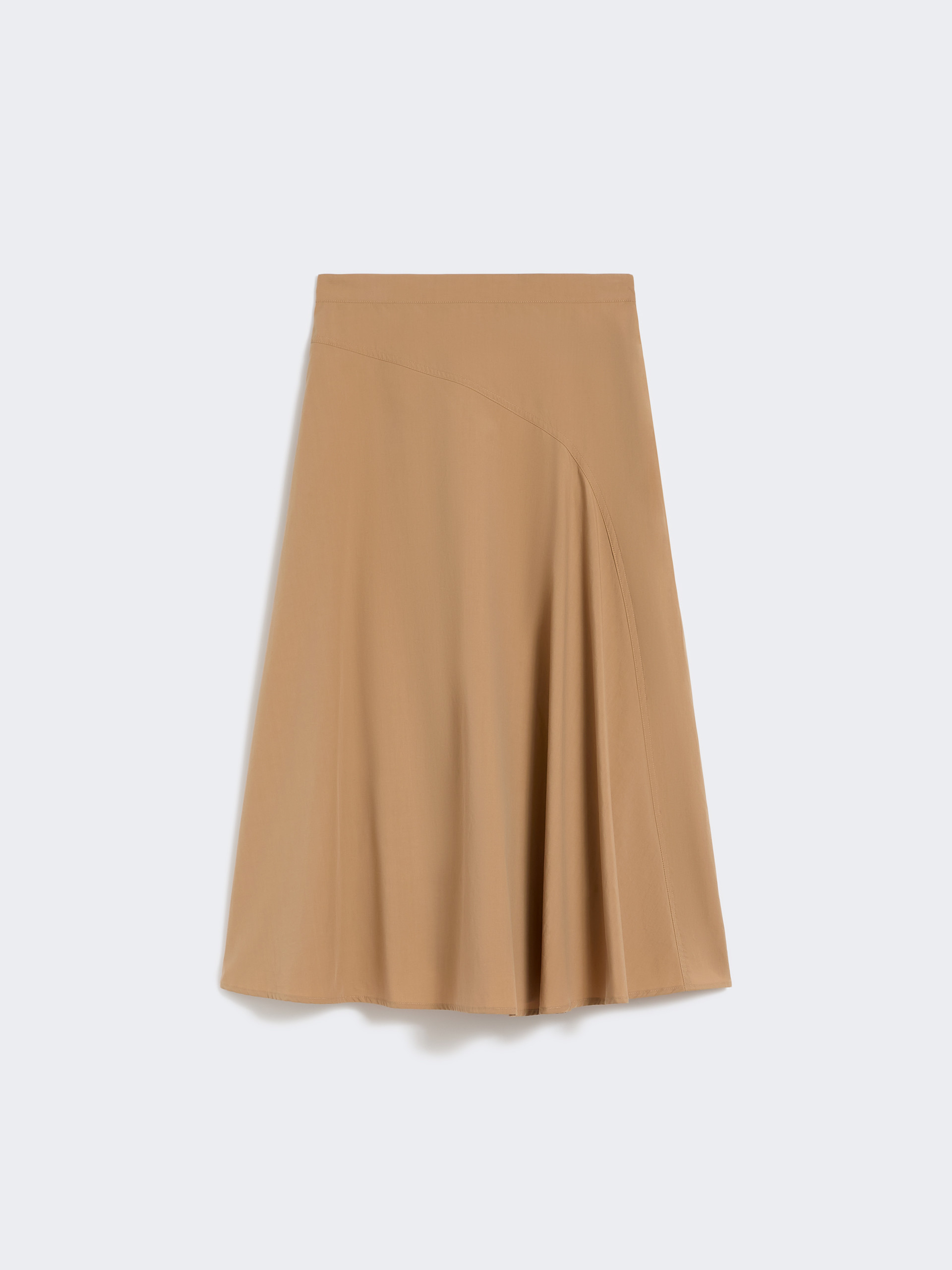 Cotton-poplin skirt - TOBACCO - Weekend Max Mara - 5