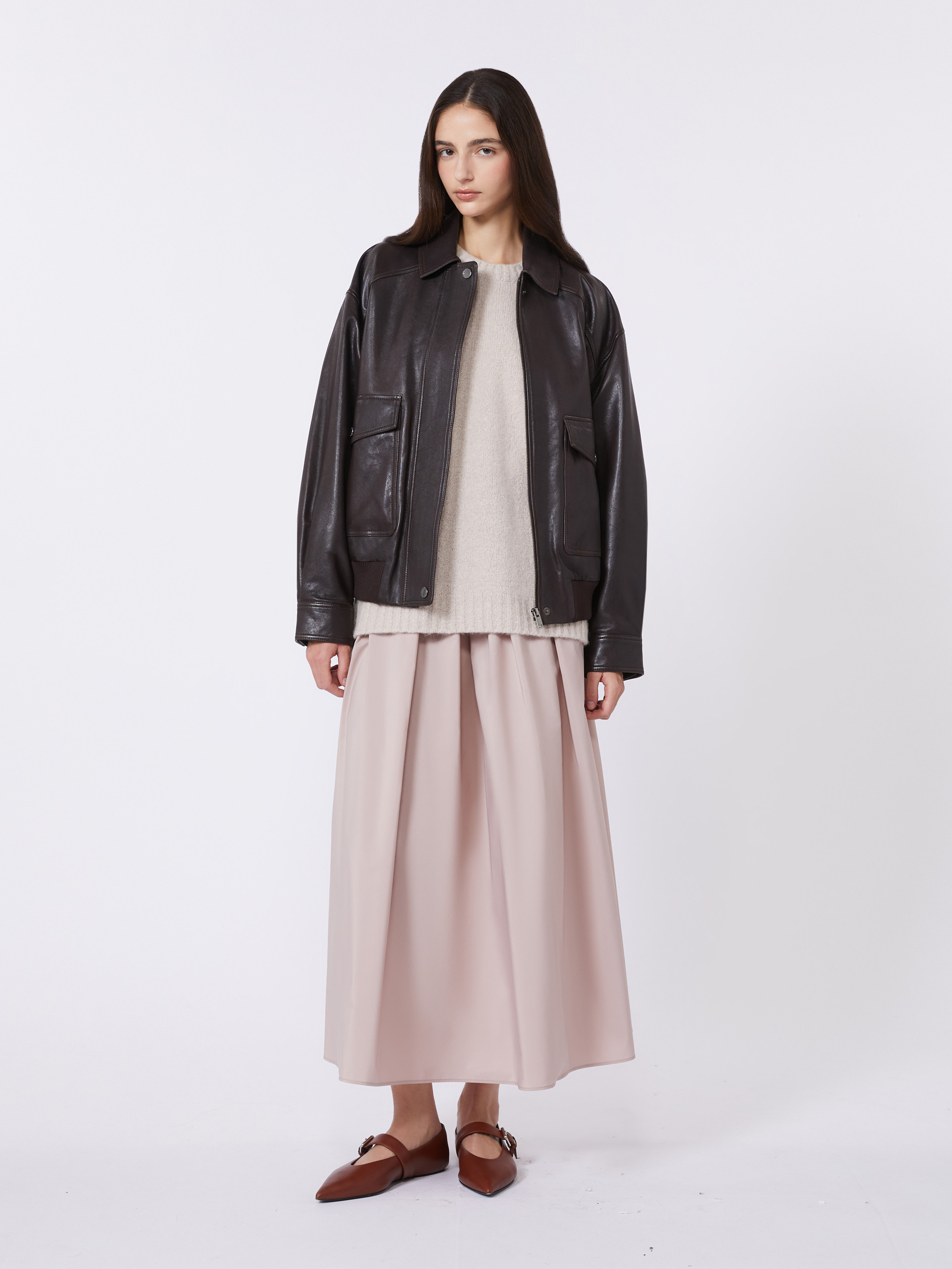 Long taffeta skirt - ANTIQUE ROSE - Weekend Max Mara