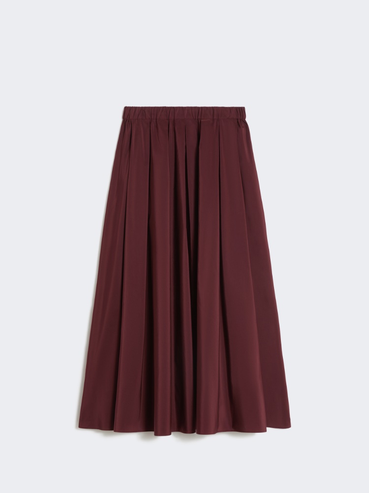 Long taffeta skirt - BORDEAUX - Weekend - 5