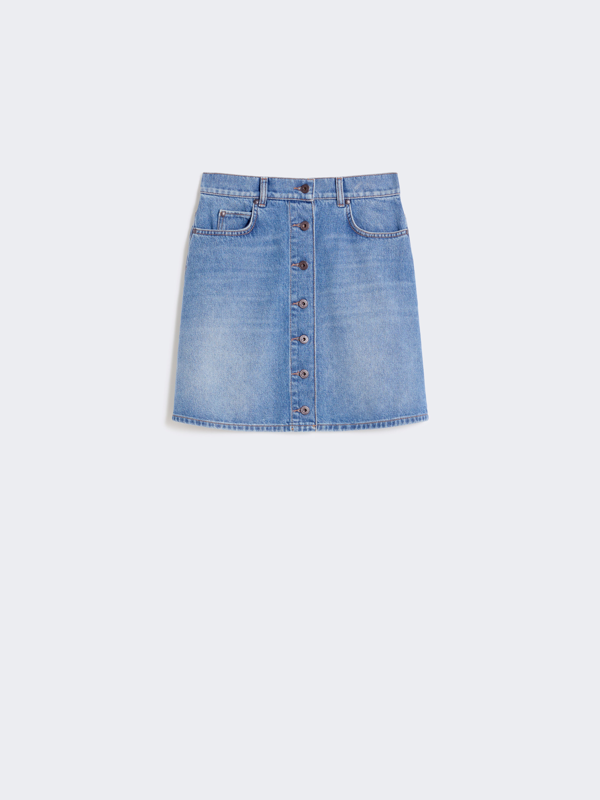 Authentic denim mini skirt - NAVY - Weekend Max Mara - 5