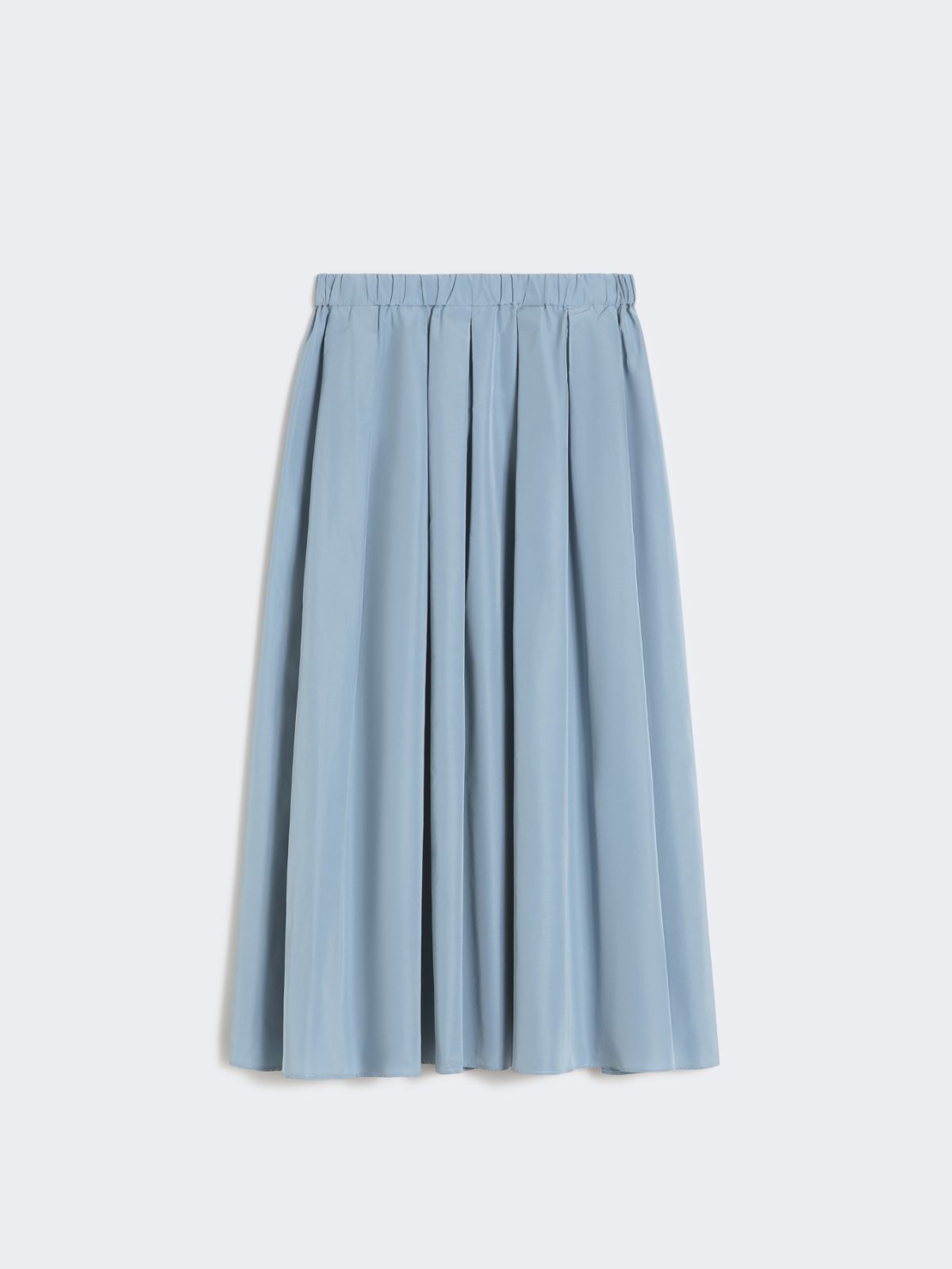 Pleated taffeta long skirt - LIGHT BLUE - Weekend - 4