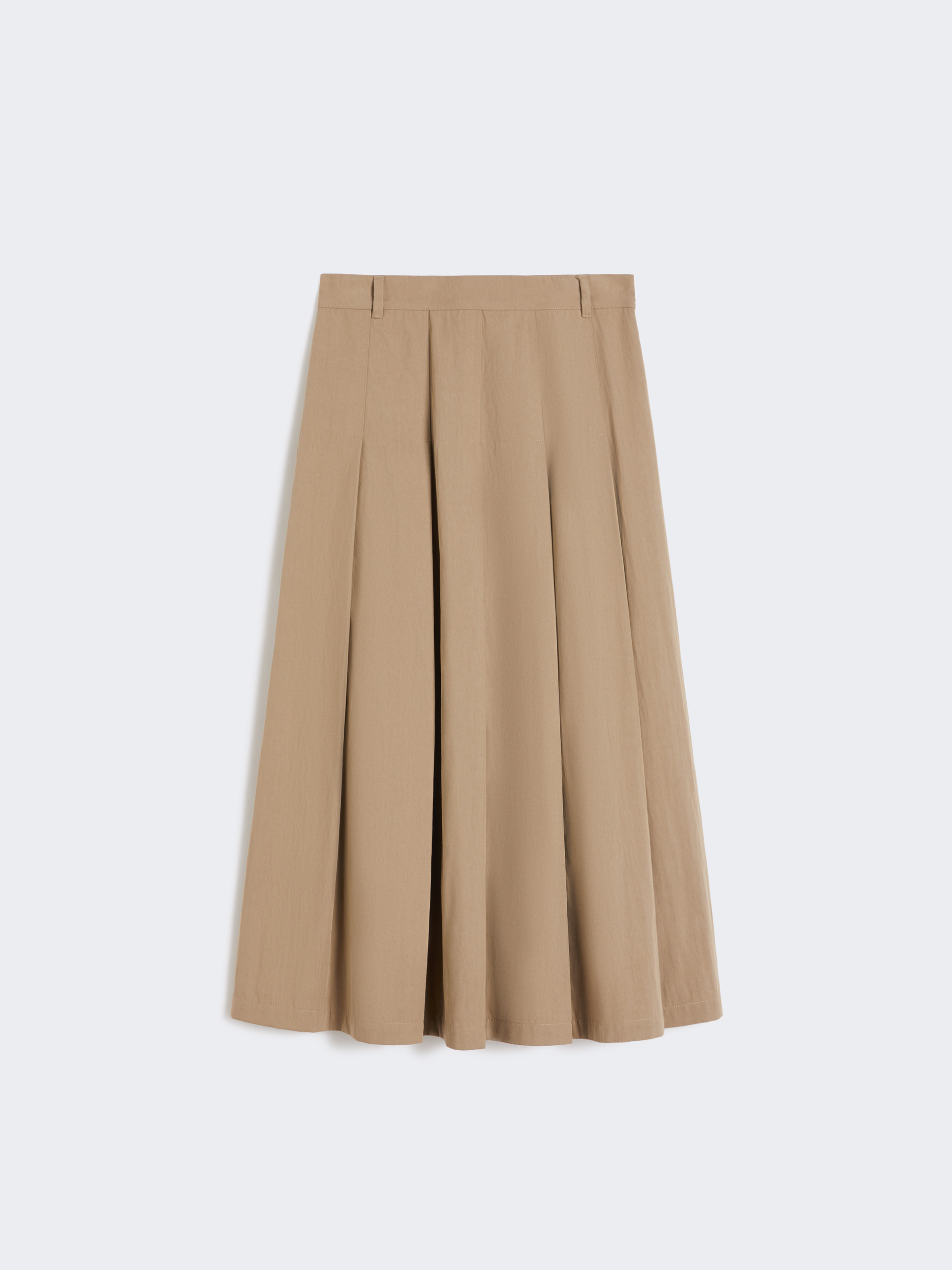 Washed gabardine skirt - HAZELNUT BROWN - Weekend Max Mara - 5
