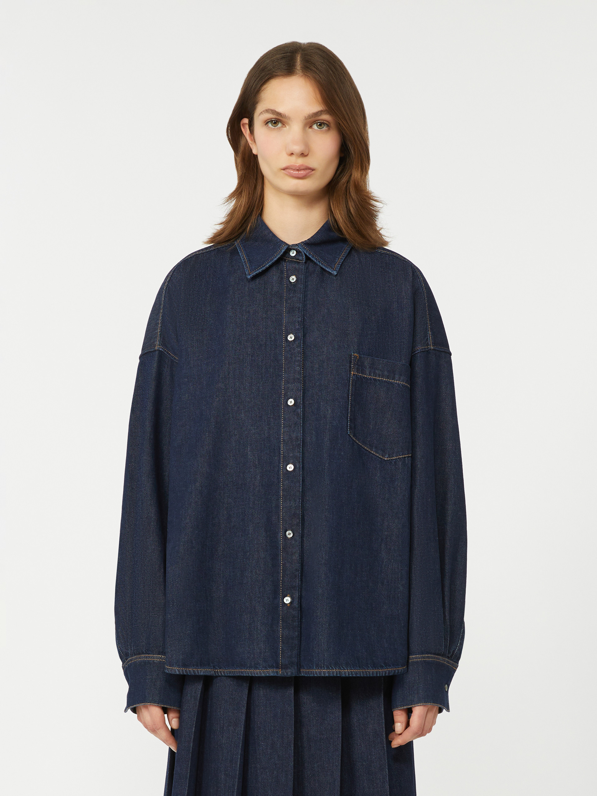 Cotton denim shirt - NAVY - Weekend Max Mara - 2