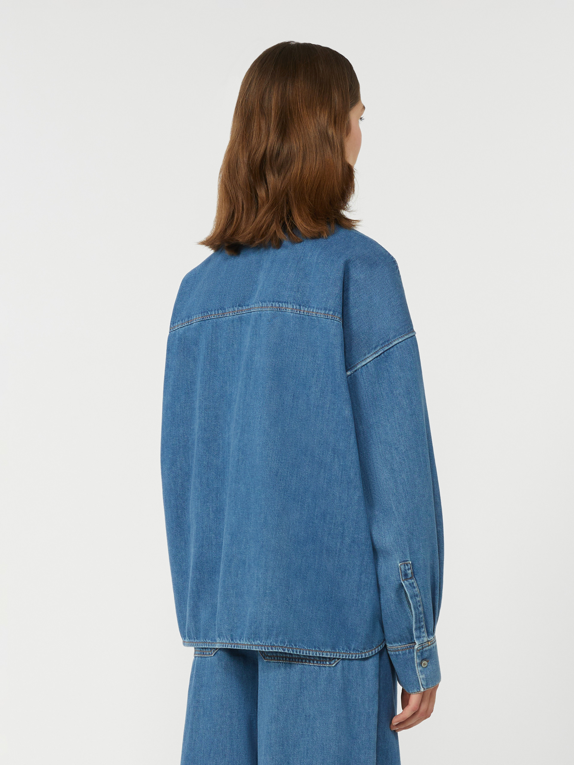 Cotton denim shirt - NAVY - Weekend Max Mara - 3