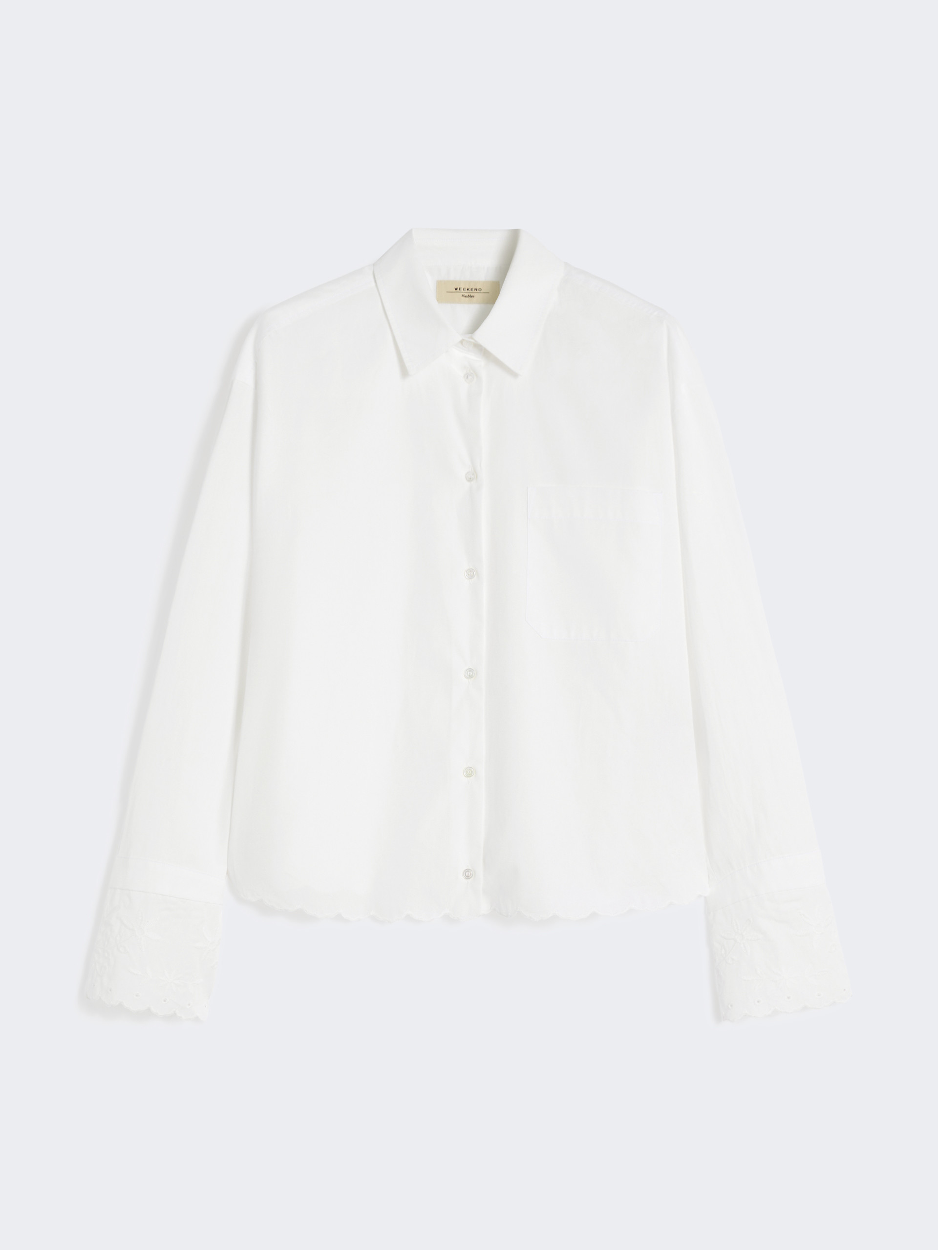 Breast-pocket cotton shirt - IVORY - Weekend Max Mara - 6