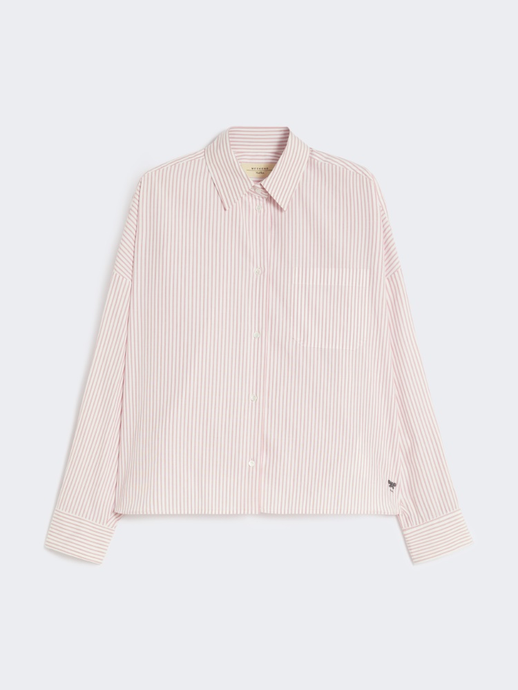 Oversized cotton shirt - PINK - Weekend - 2