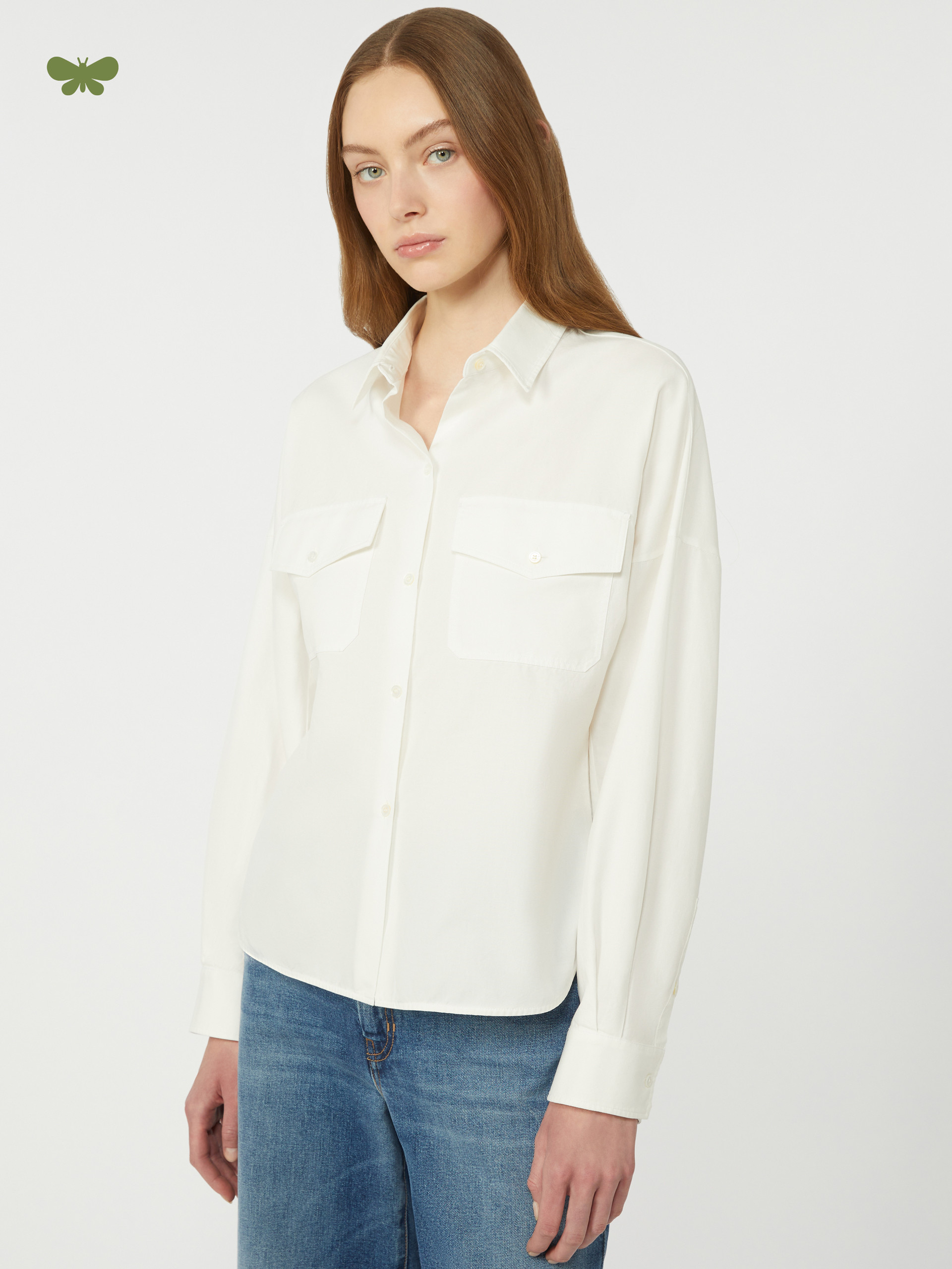 Cotton Oxford shirt - WHITE - Weekend Max Mara - 4