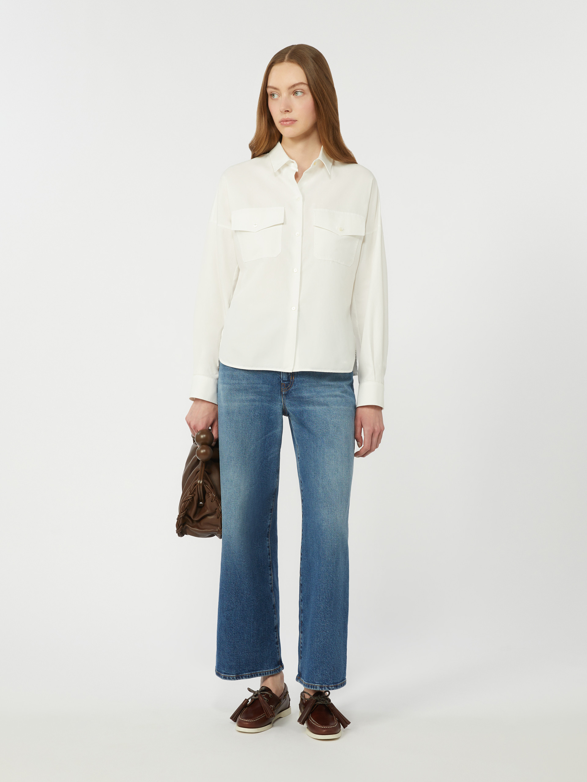 Cotton Oxford shirt - WHITE - Weekend Max Mara