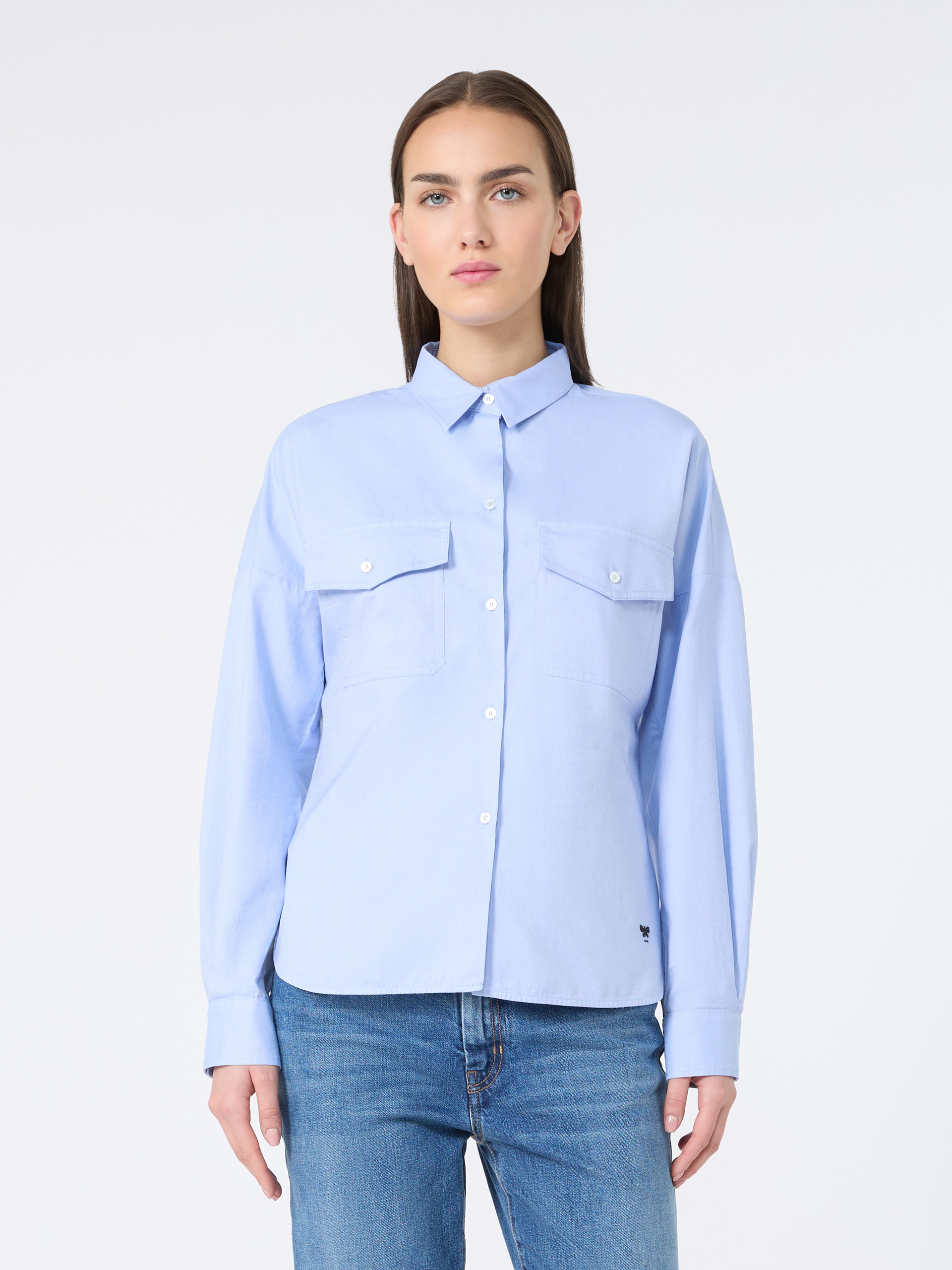 Cotton Oxford shirt - LIGHT BLUE - Weekend Max Mara - 2