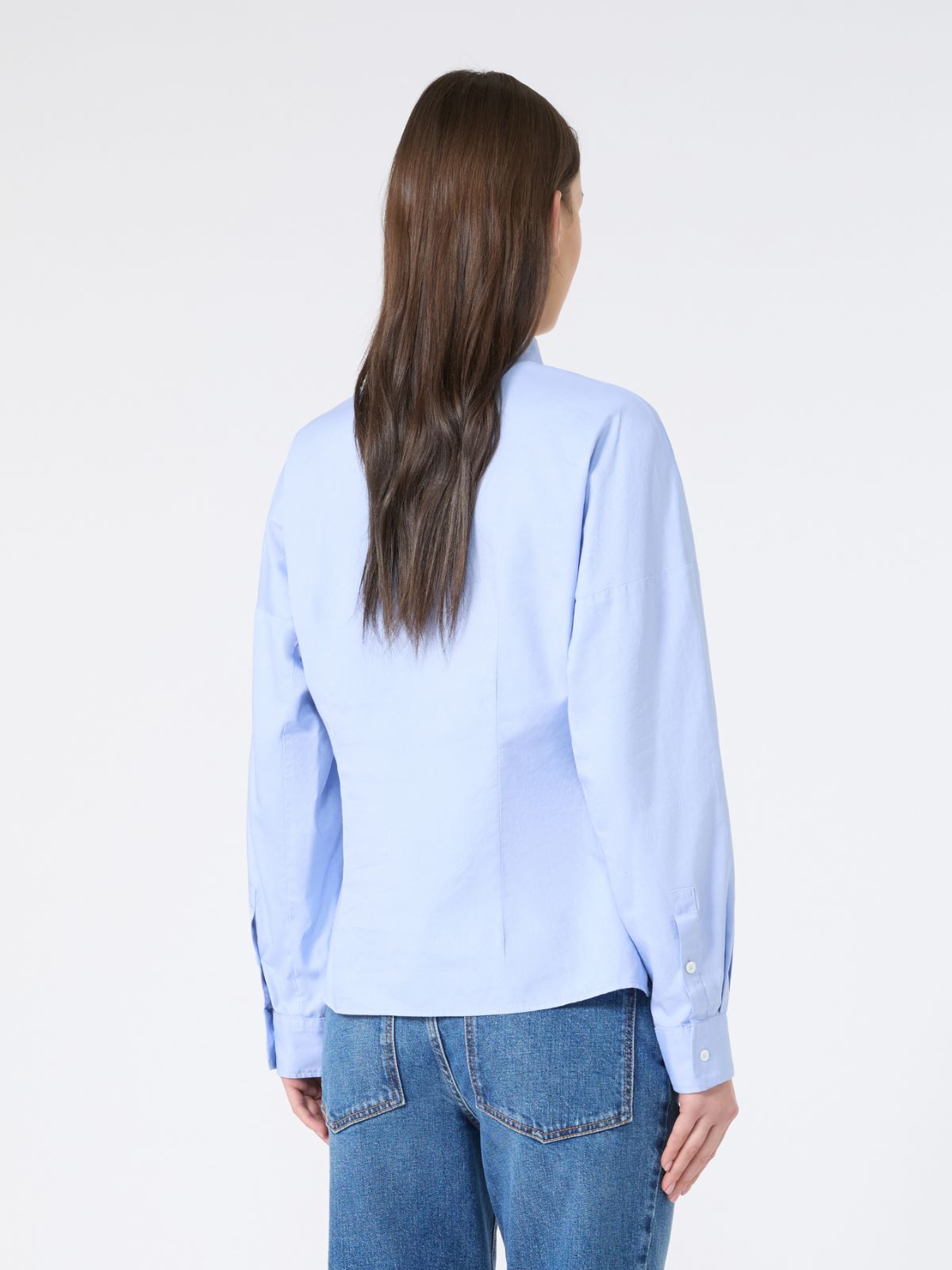 Cotton Oxford shirt - LIGHT BLUE - Weekend - 3