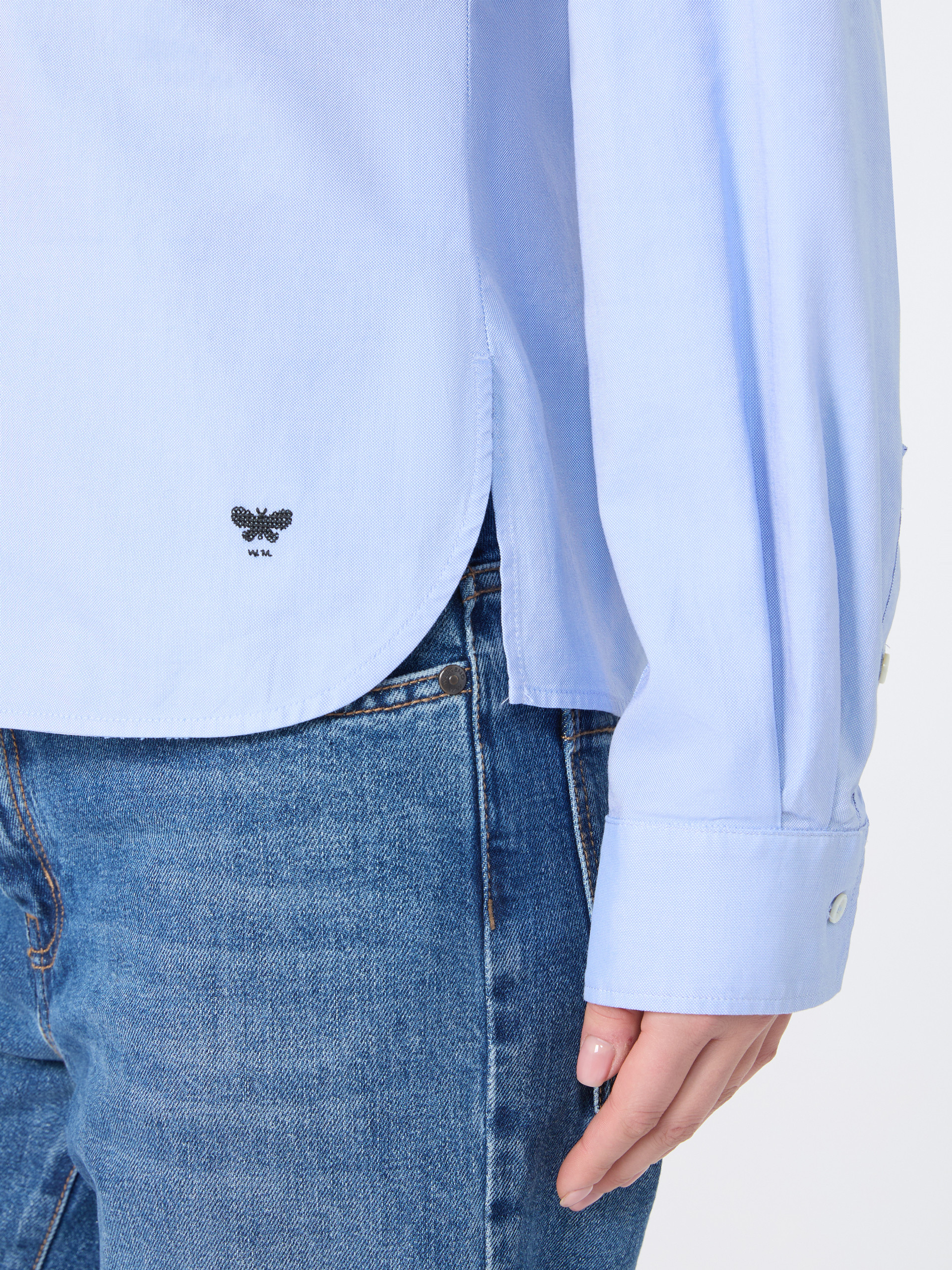Cotton Oxford shirt - LIGHT BLUE - Weekend Max Mara - 5