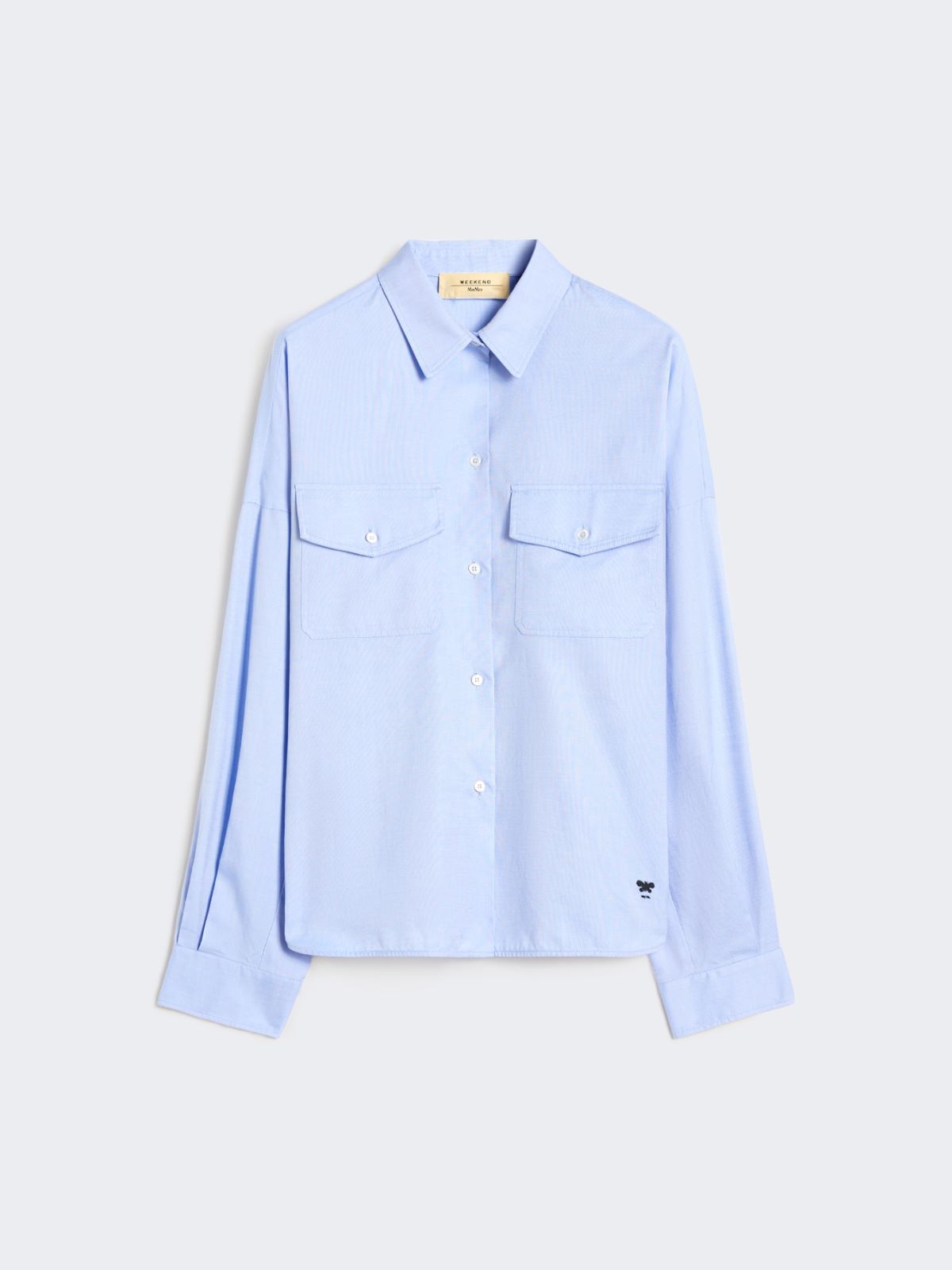 Cotton Oxford shirt - LIGHT BLUE - Weekend - 7
