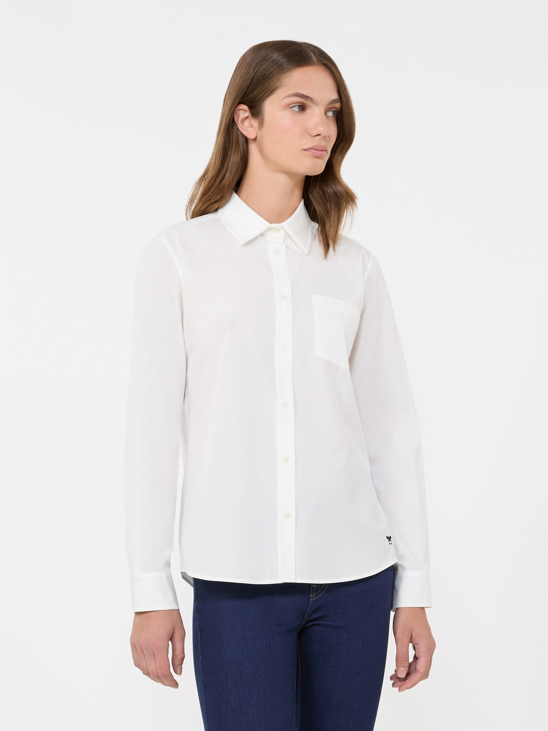 Classic cotton shirt - OPTICAL WHITE - Weekend Max Mara - 2