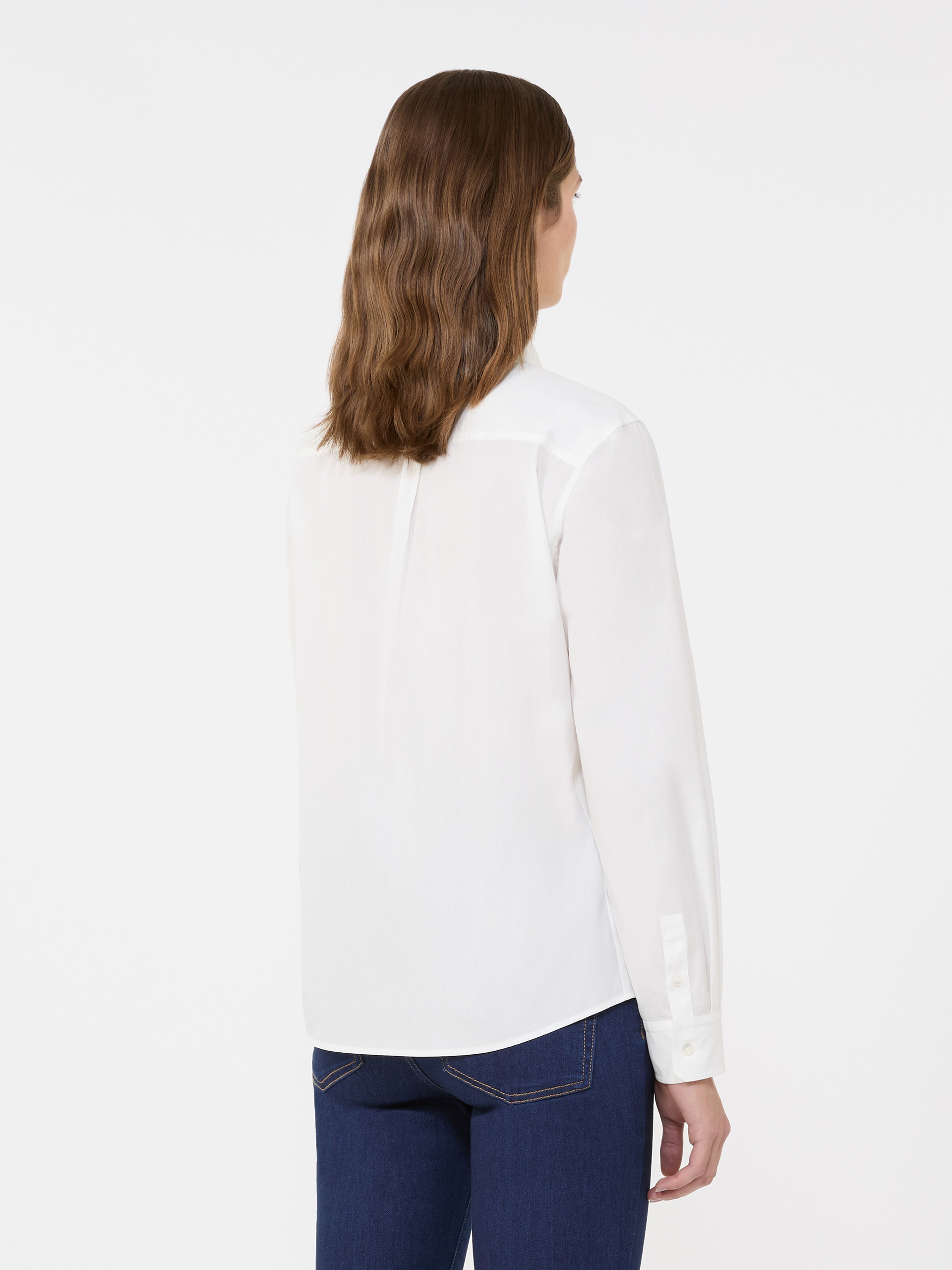 Classic cotton shirt - OPTICAL WHITE - Weekend Max Mara - 3