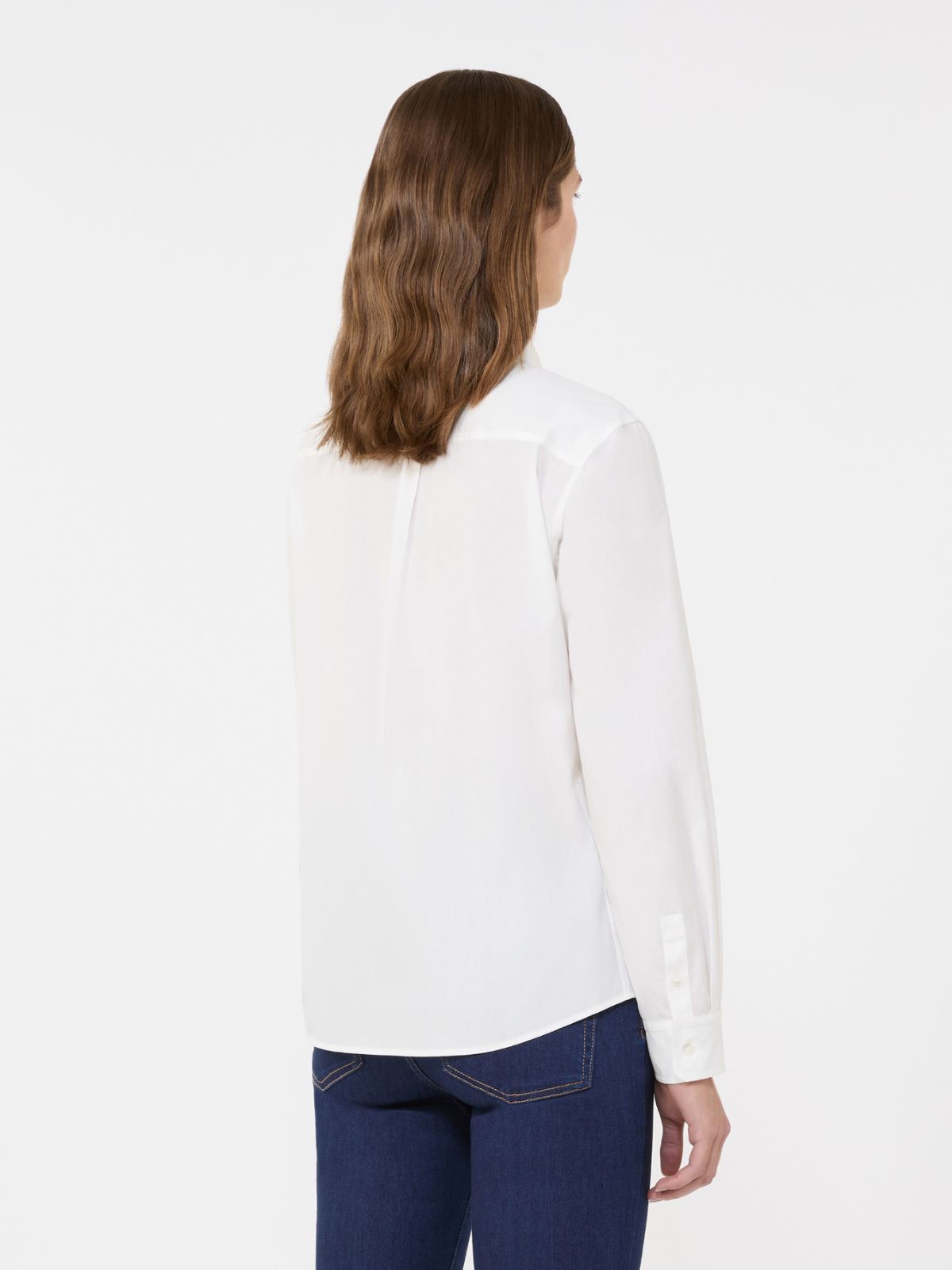 Classic cotton shirt - OPTICAL WHITE - Weekend - 3