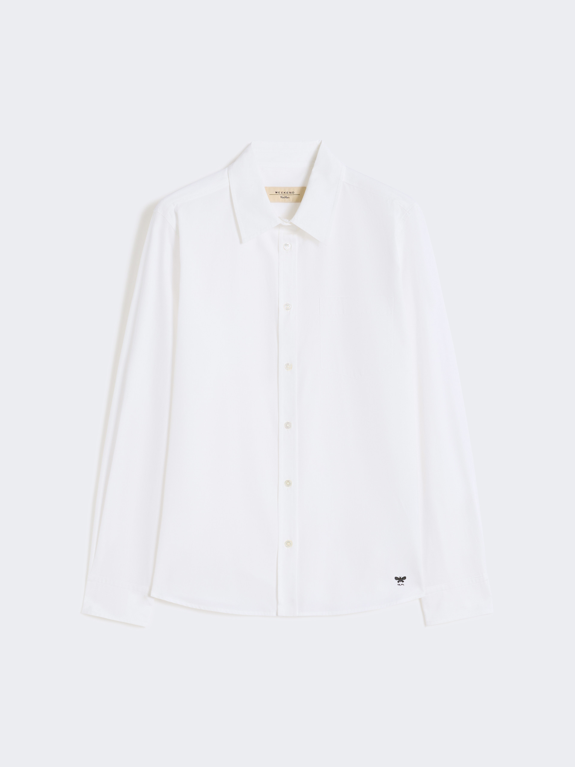 Classic cotton shirt - OPTICAL WHITE - Weekend Max Mara - 6