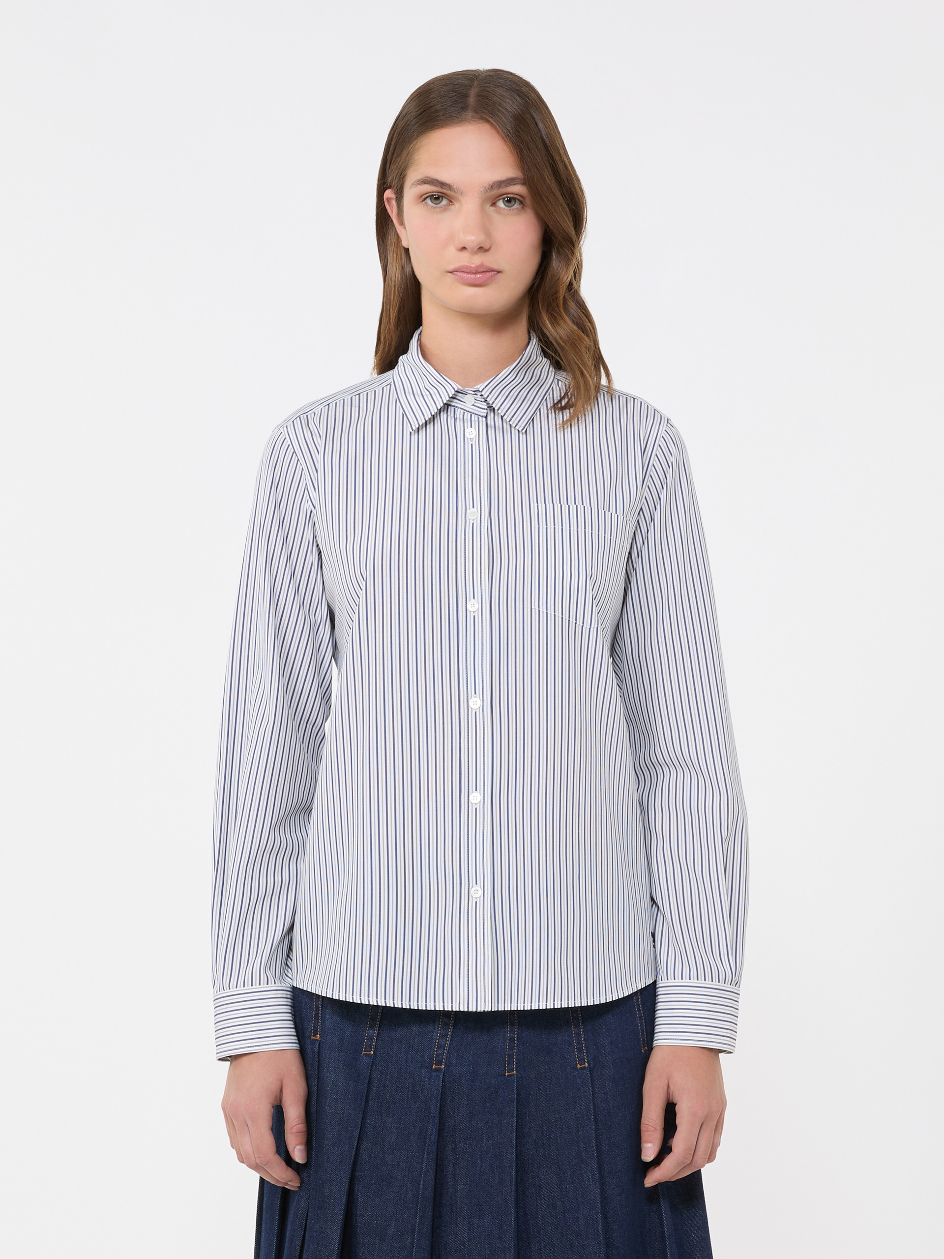 Classic cotton shirt - NAVY - Weekend Max Mara - 2