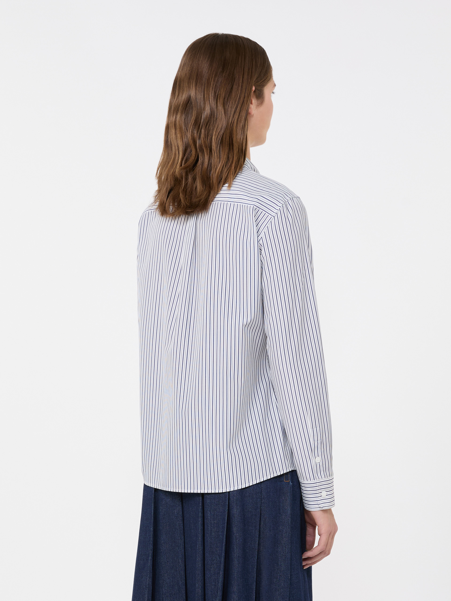 Classic cotton shirt - NAVY - Weekend Max Mara - 3