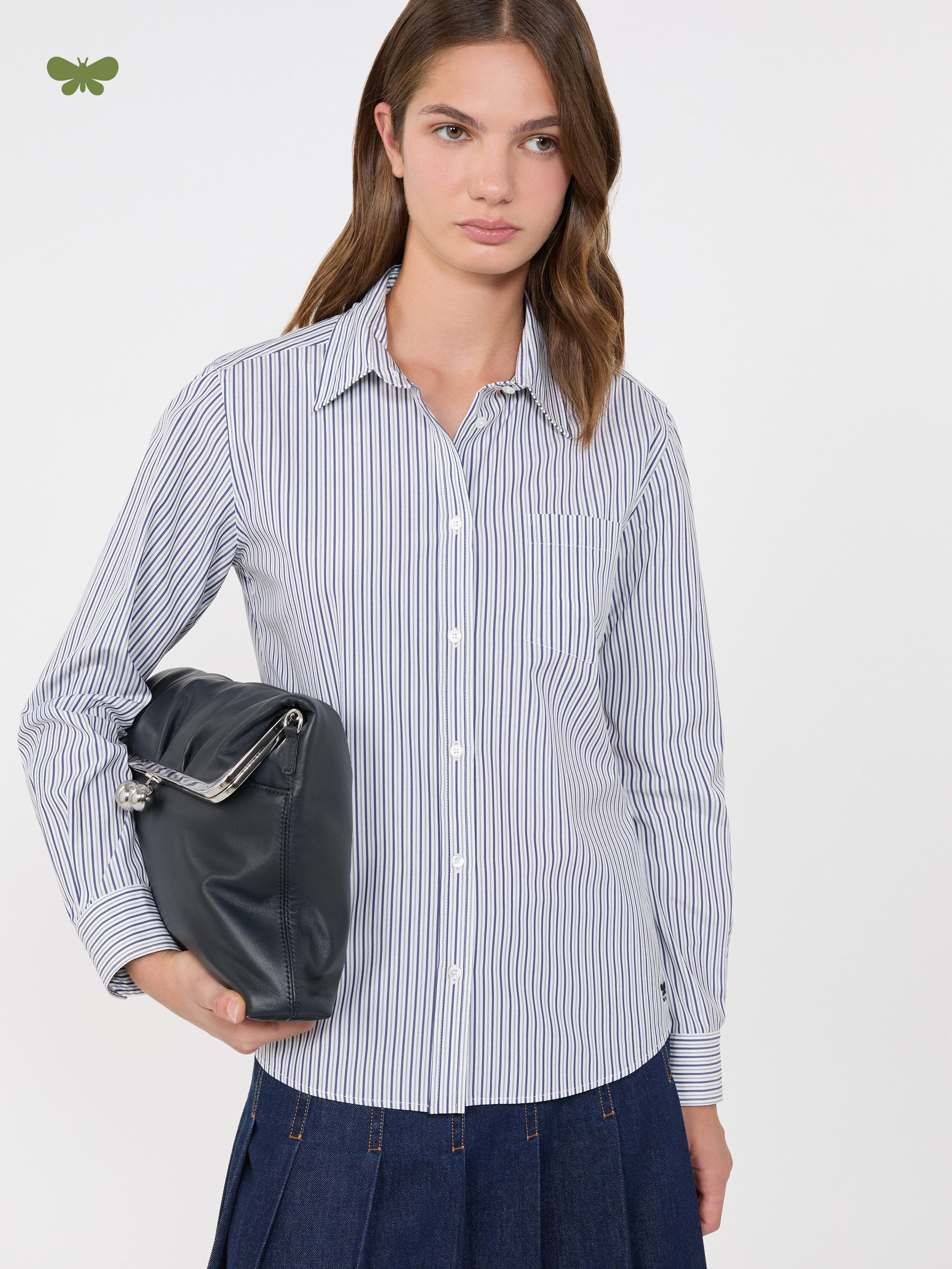 Classic cotton shirt - NAVY - Weekend Max Mara - 4