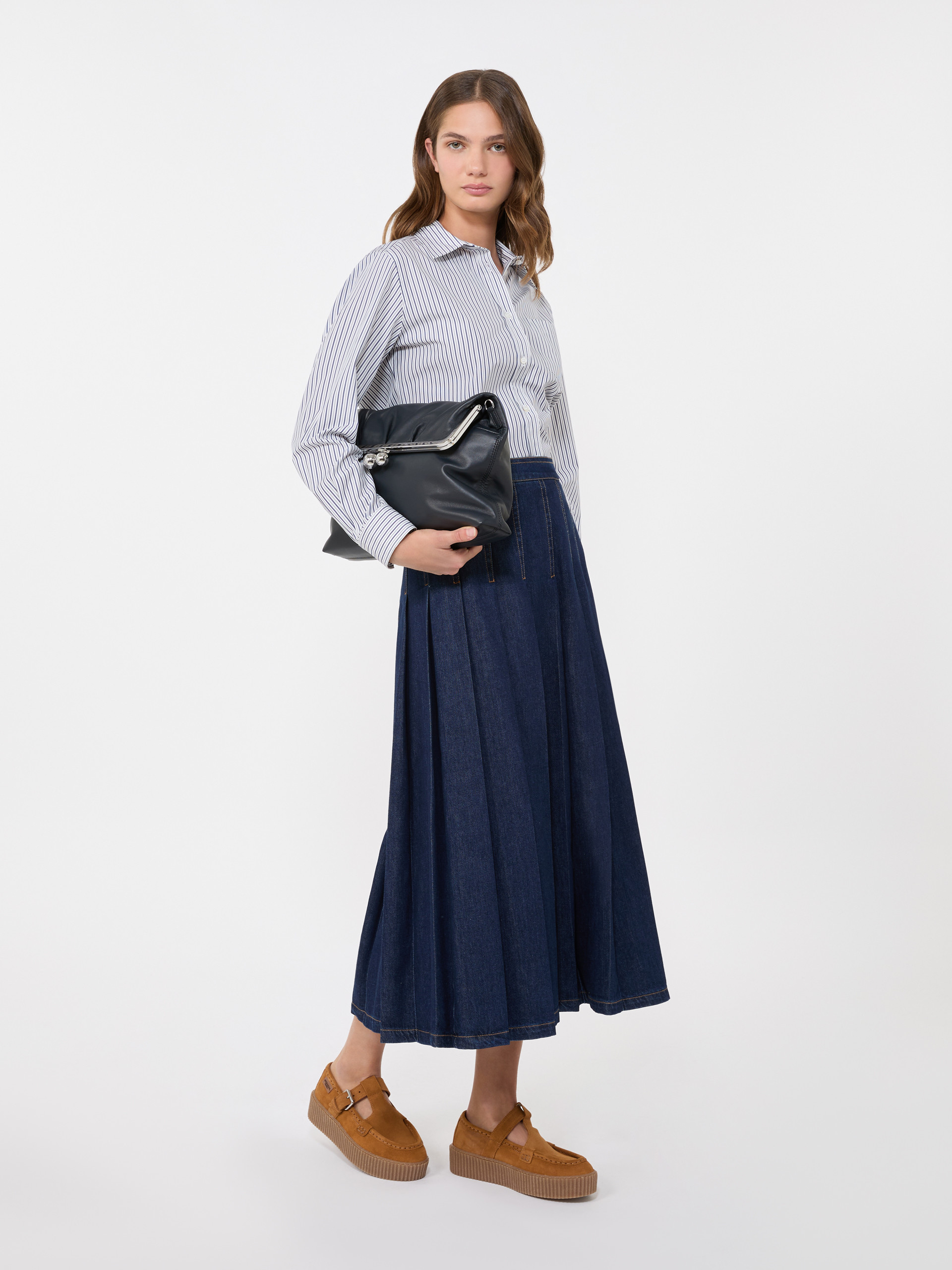 Classic cotton shirt - NAVY - Weekend Max Mara