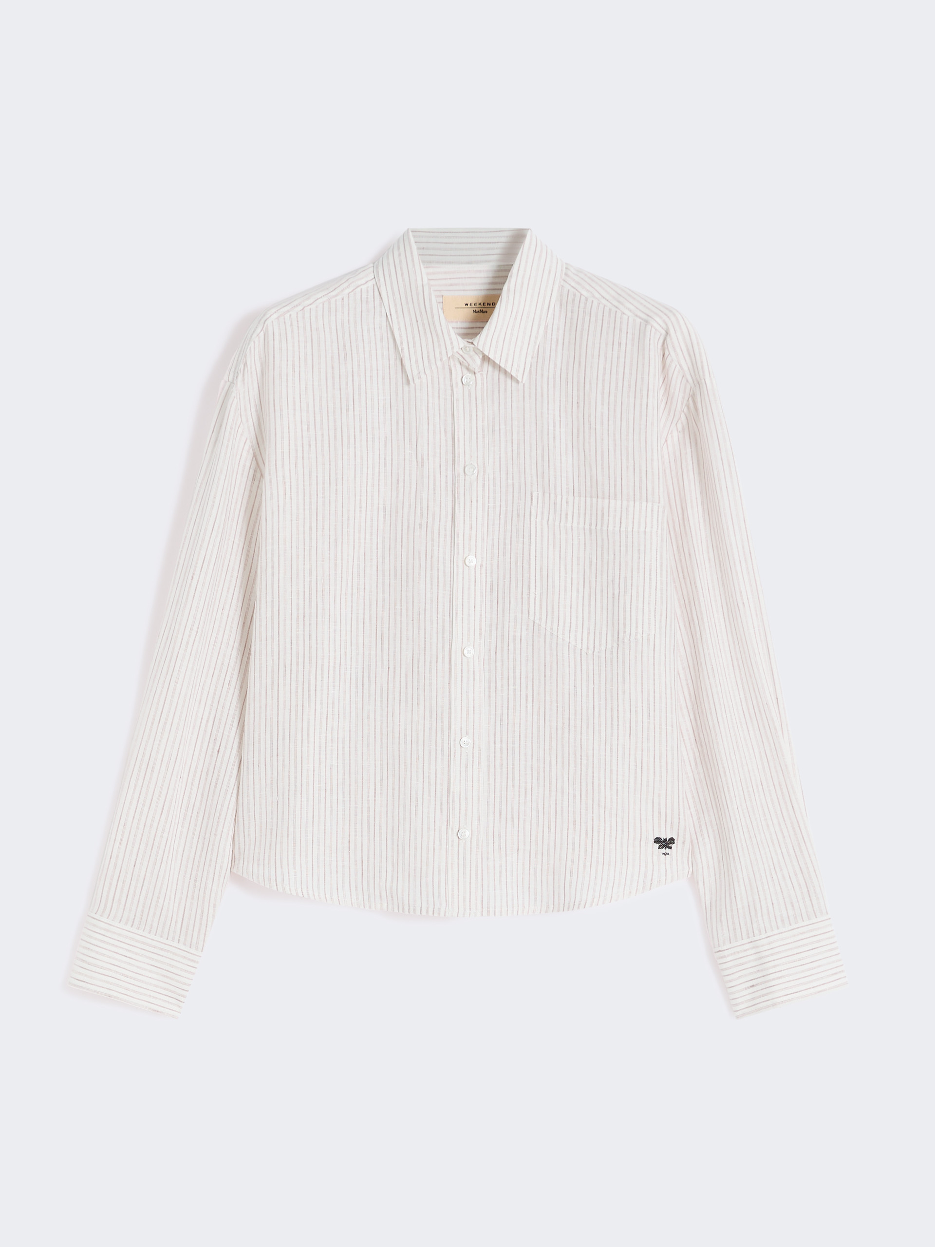 Linen canvas boxy shirt - Weekend Max Mara - 5