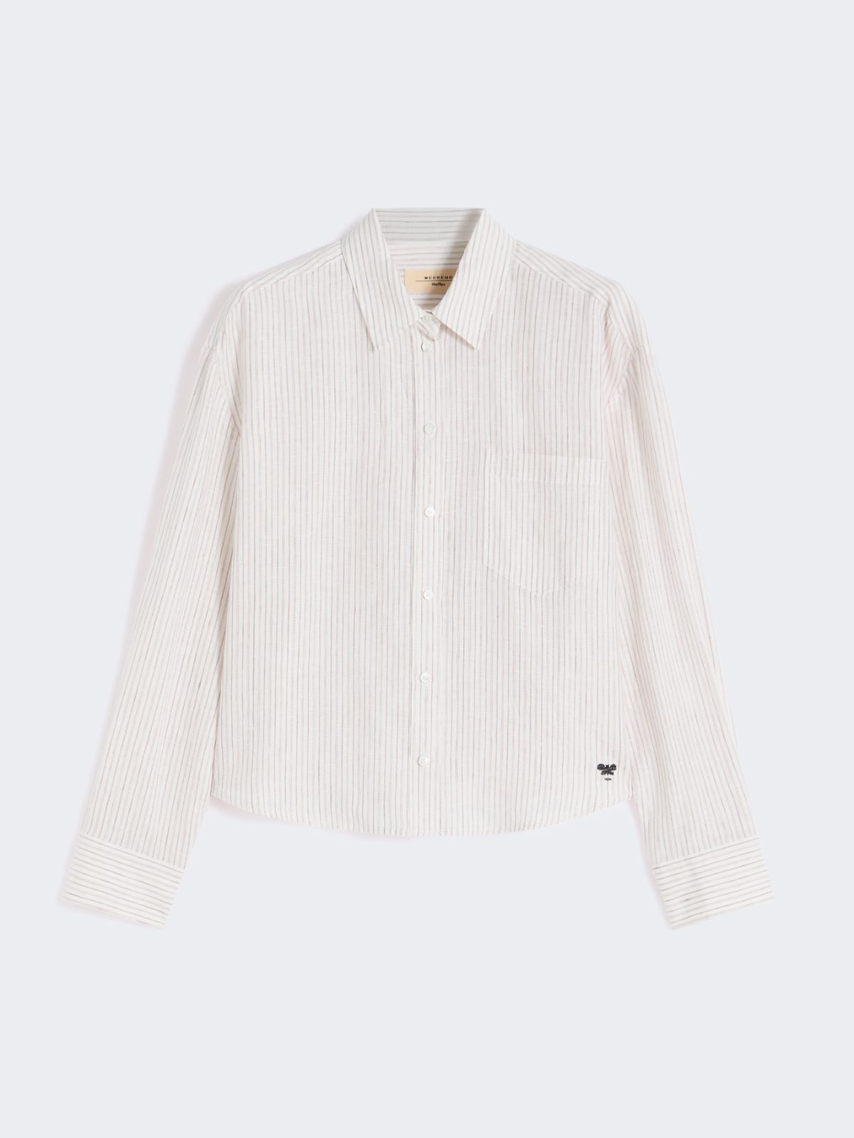 Linen canvas boxy shirt - Weekend Max Mara - 5