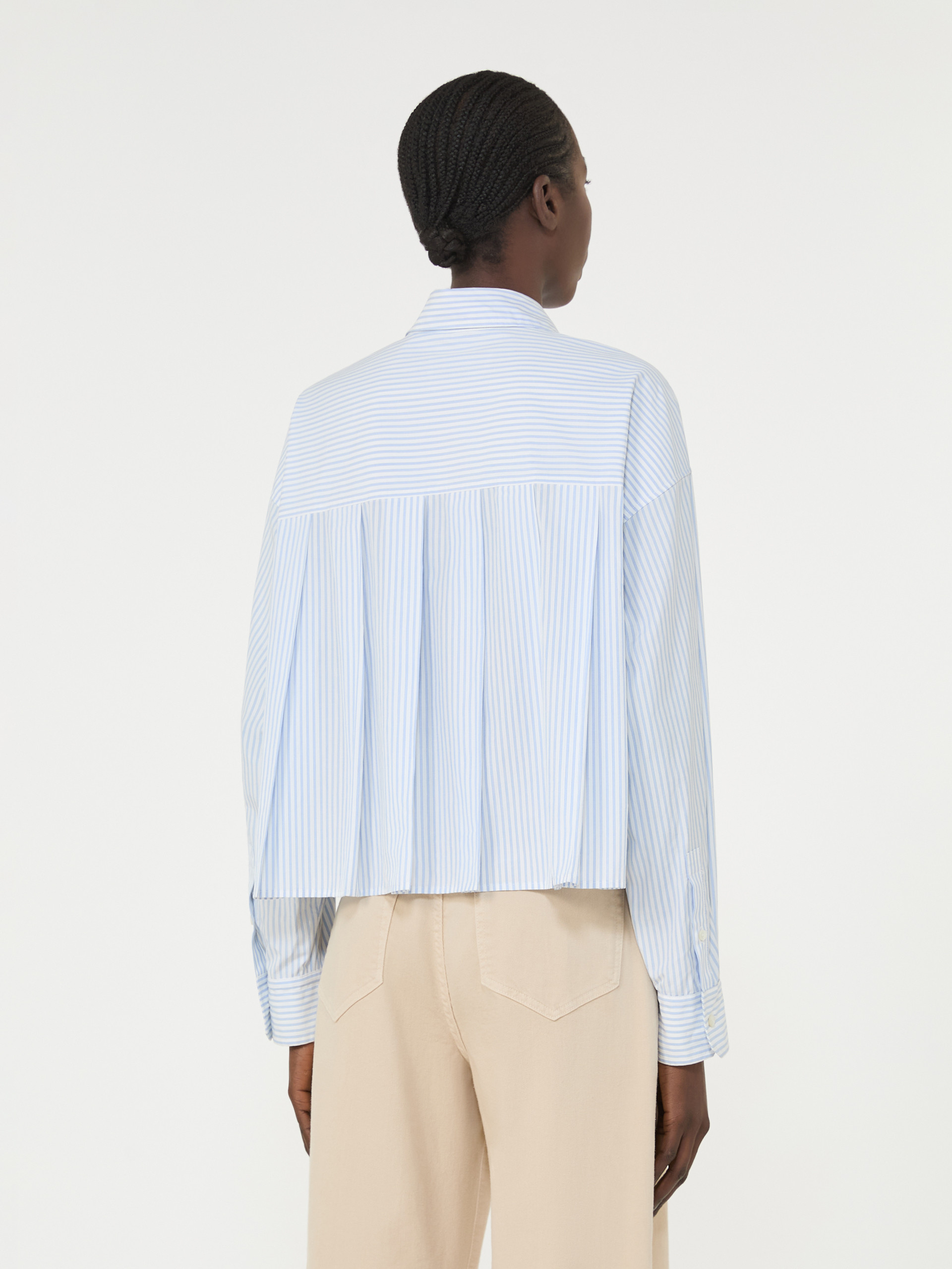 Cotton poplin shirt - LIGHT BLUE - Weekend Max Mara - 3