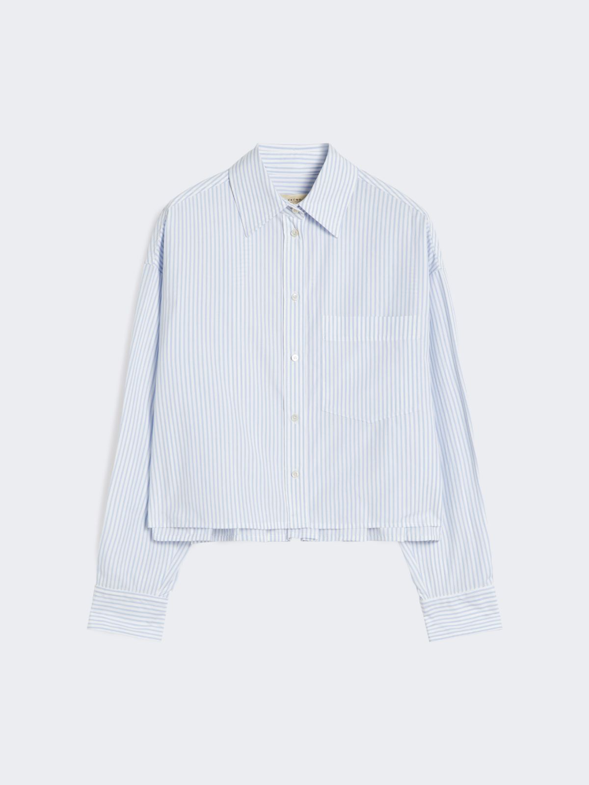 Cotton poplin shirt - LIGHT BLUE - Weekend - 7
